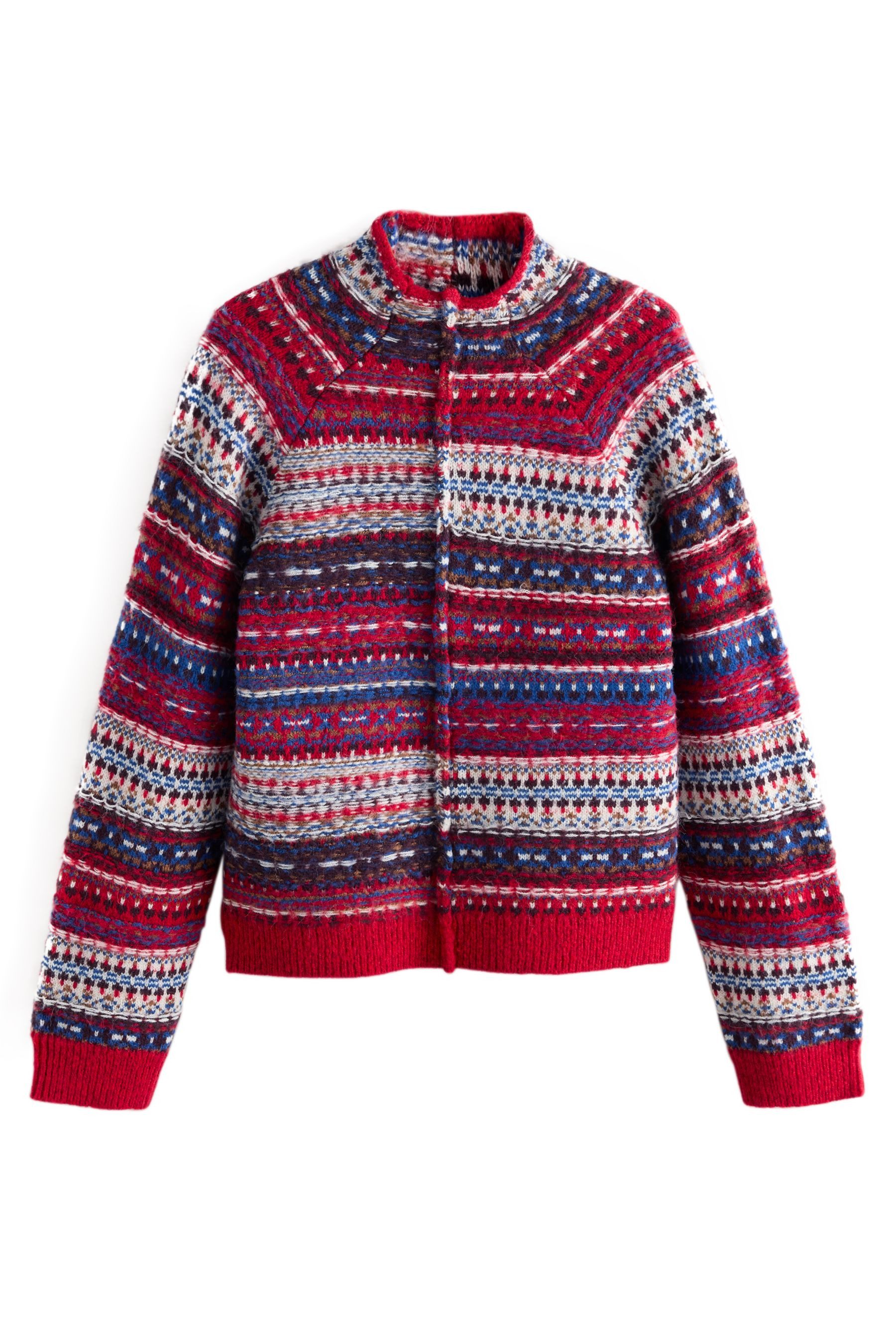 Next Norwegerpullover Strickpullover mit Stehkragen und Fairislemuster (1-t günstig online kaufen