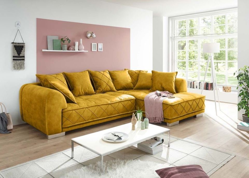 ED EXCITING DESIGN Ecksofa Sentina, mit günstig online kaufen