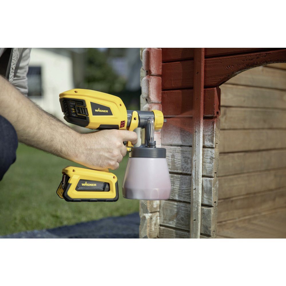 WAGNER Farbsprühgerät Wagner UniversalSprayer W600 Flexio Akku-Farbsprühpistole 18 V Förder