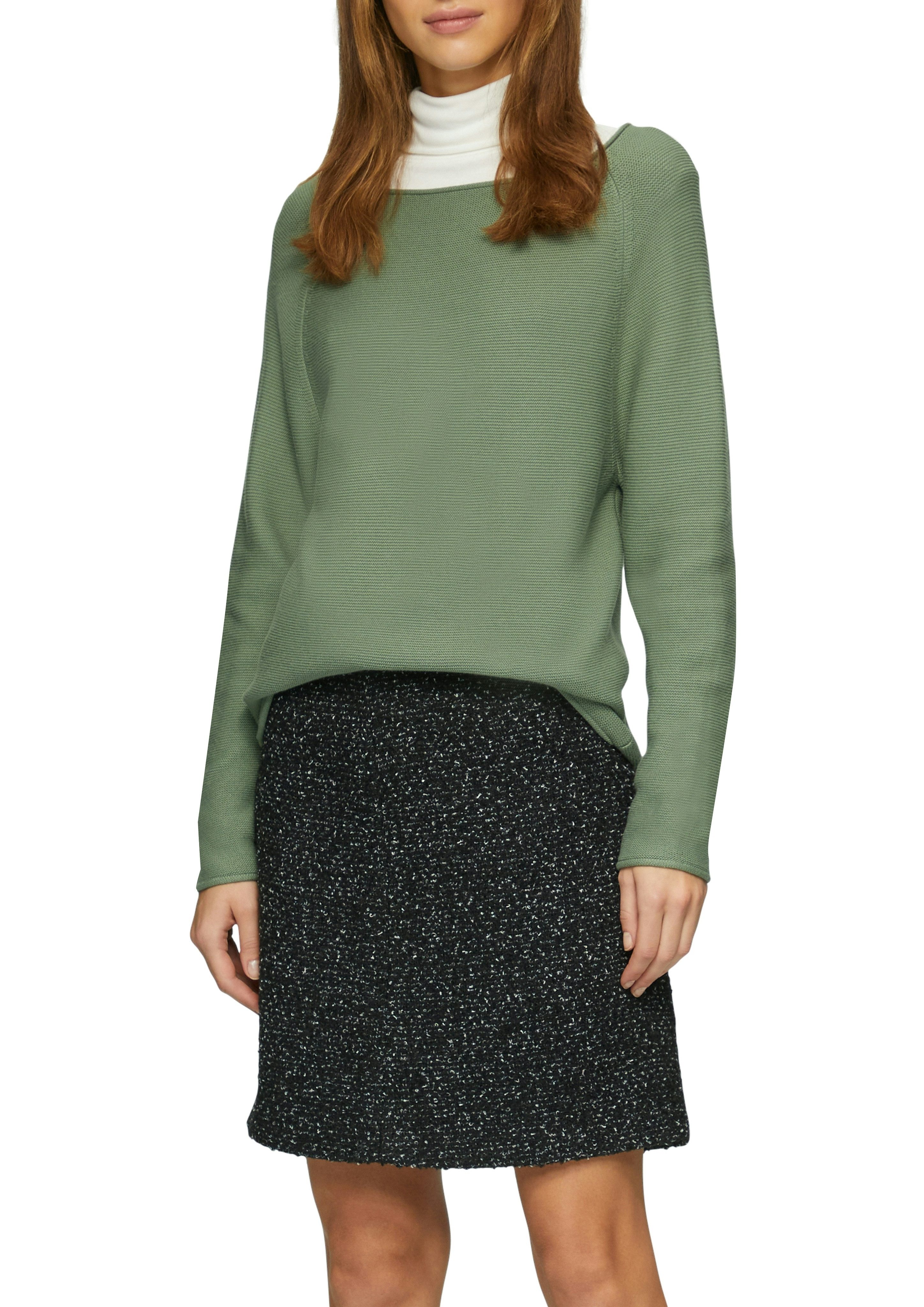 s.Oliver Strickpullover mit U-Boot Ausschnitt