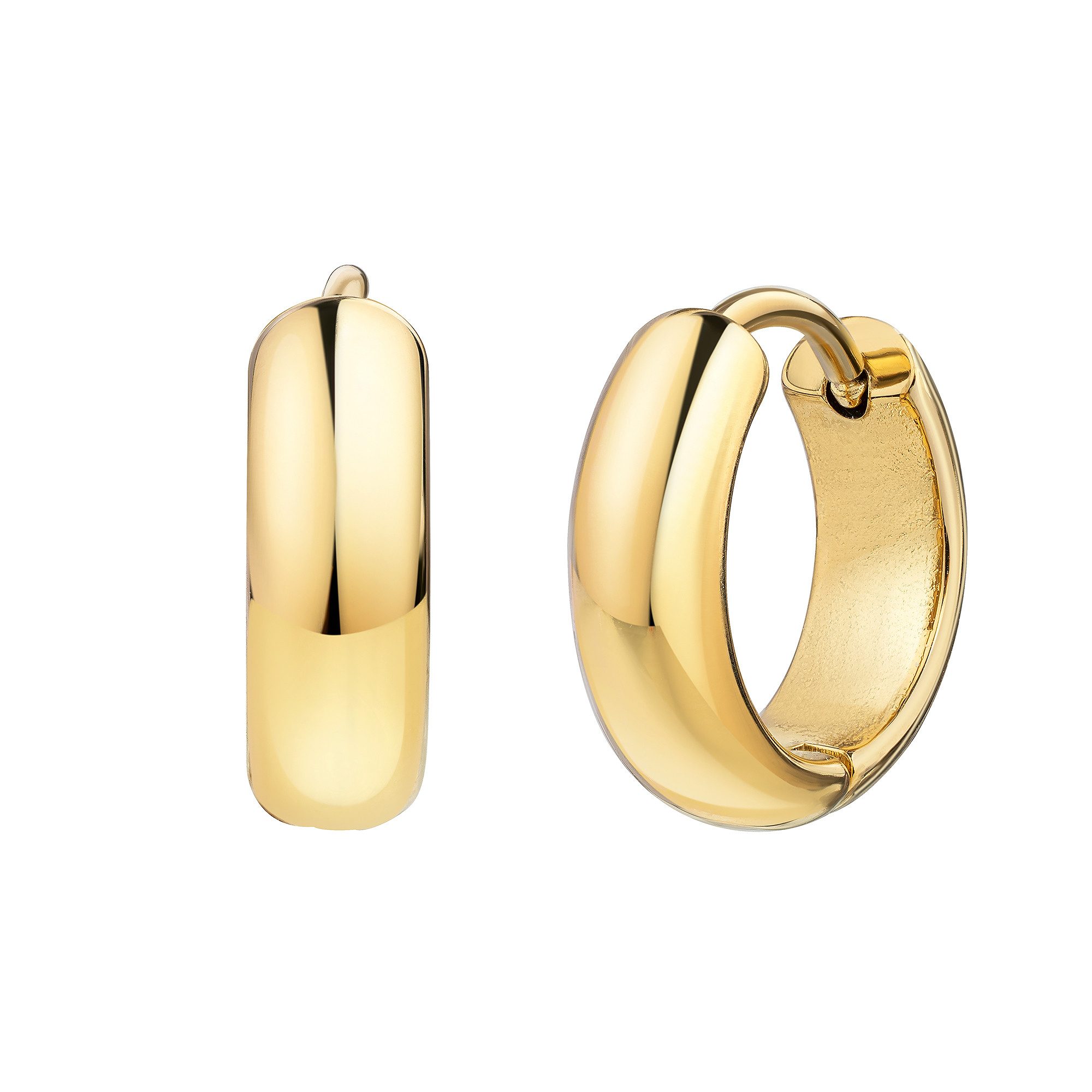 Firetti Paar Creolen Schmuck Geschenk Edelstahl Ohrschmuck Ohrringe – Bild 2 von 3