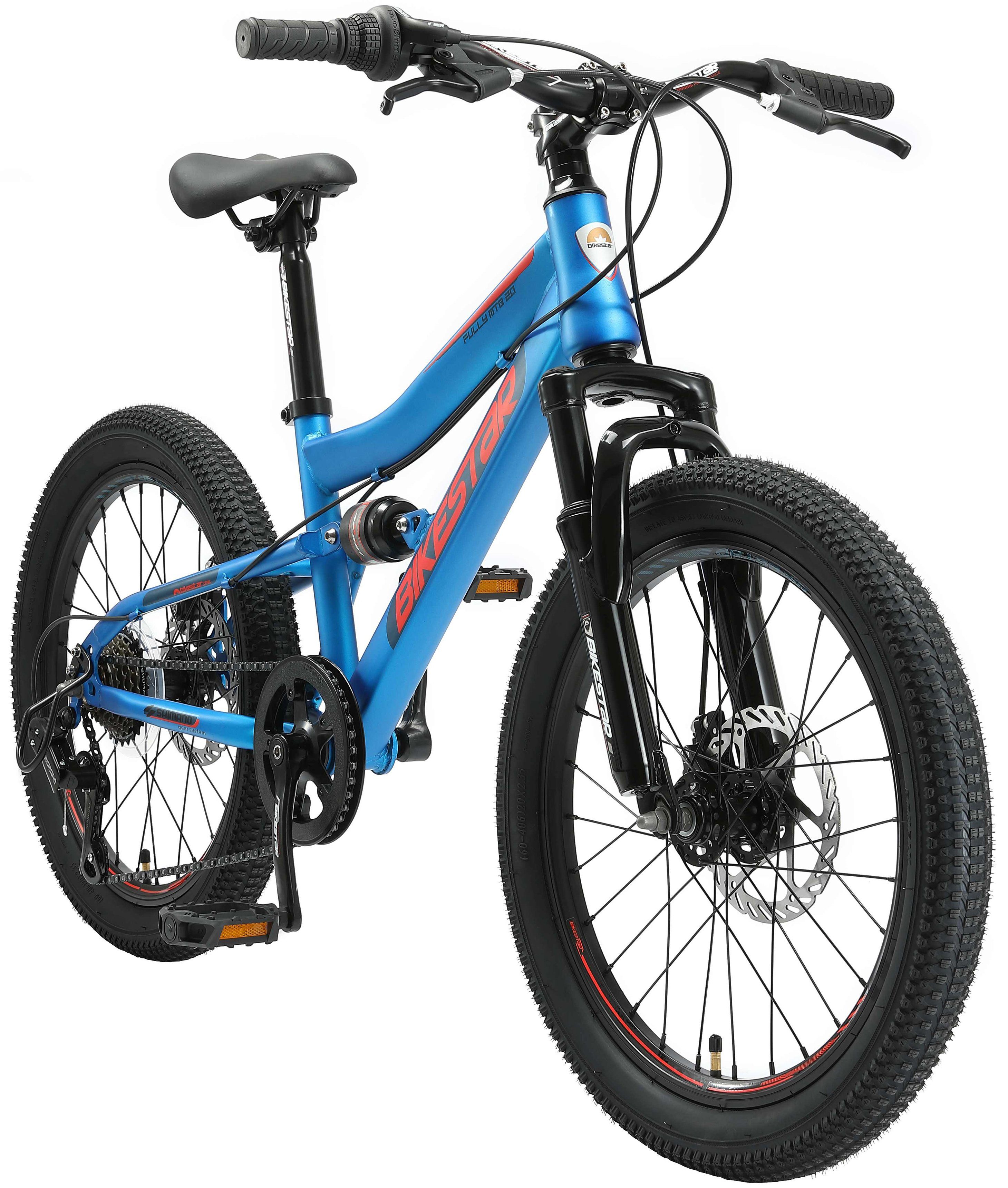 Bikestar Jugendfahrrad, 7 Gang Shimano RD-TY21 Schaltwerk, Kettenschaltung
