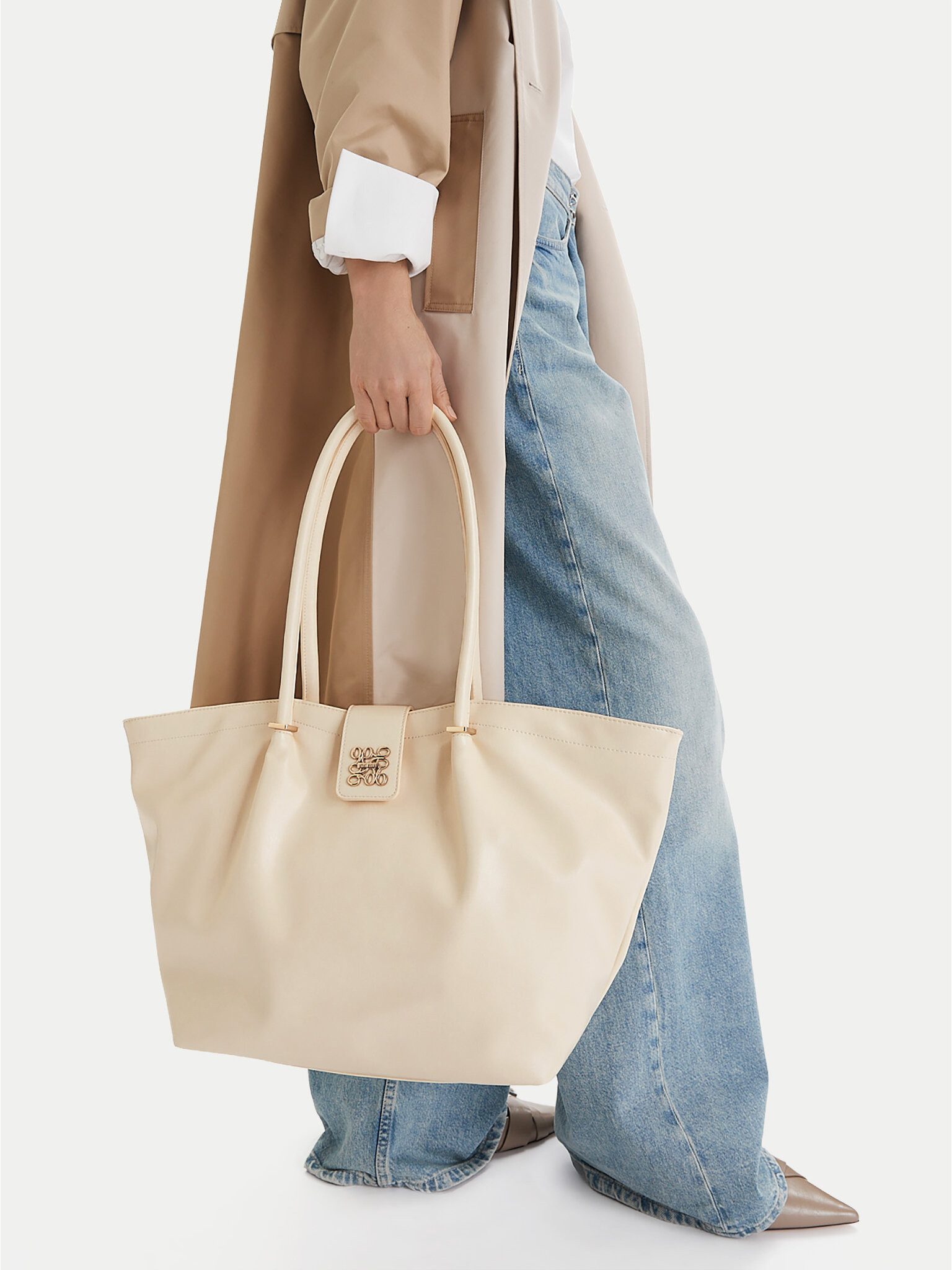 Nine West Handtasche Nine West Damenhandtasche Écru NINE WEST-CEO-CORSIA-LA374-5201 Beige