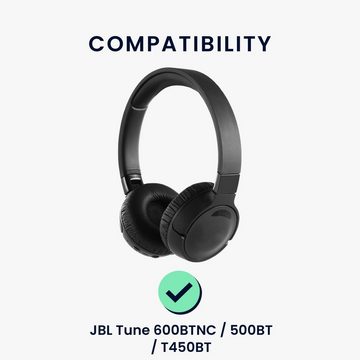 kwmobile 2x Ohr Polster für JBL Tune 600 / 500BT / 510BT / 450 Ohrpolster (Ohrpolster Kopfhörer - Kunstleder Polster für Over Ear Headphones)