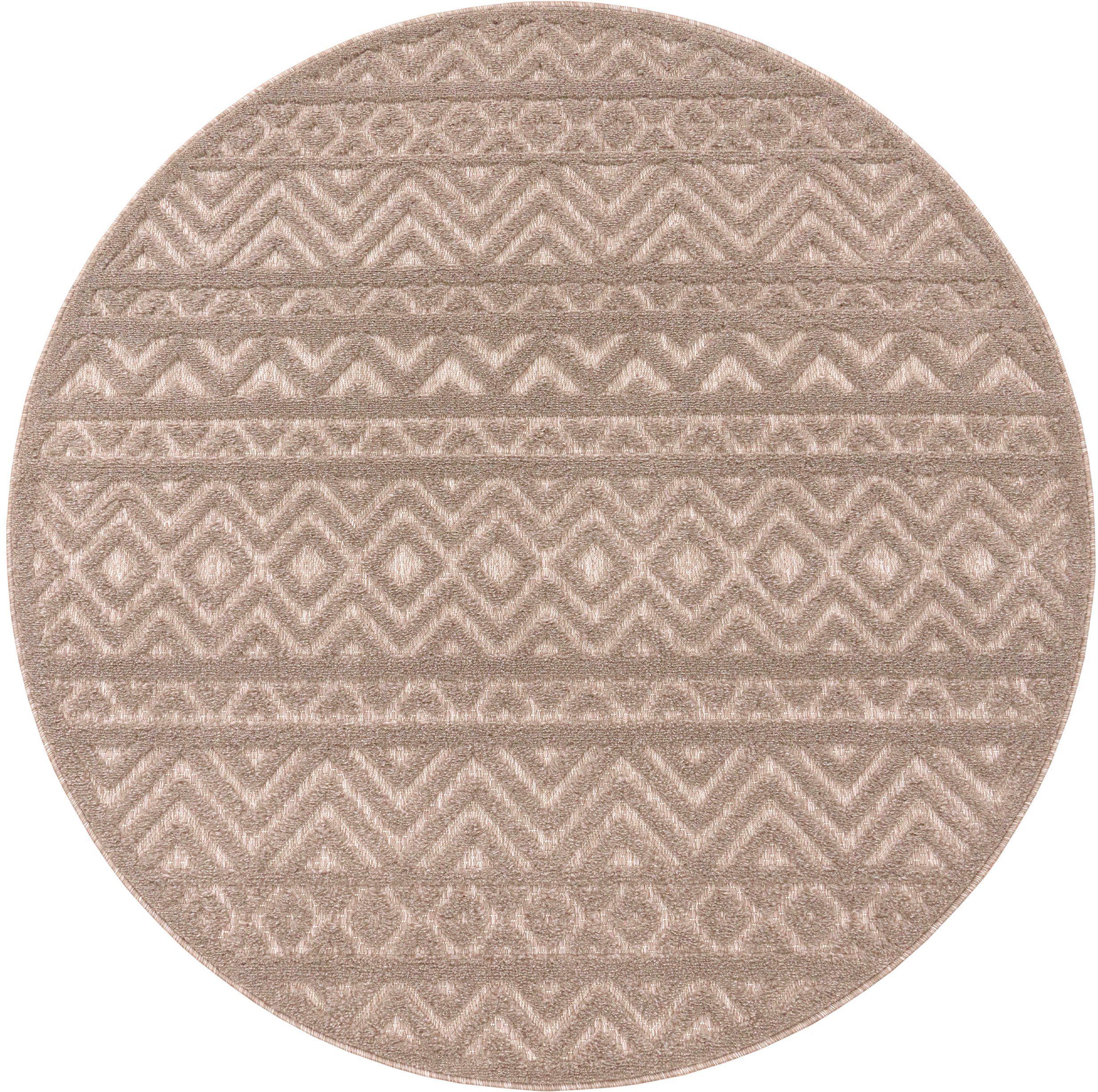 Paco Home Teppich Livorno 673, rund, günstig online kaufen