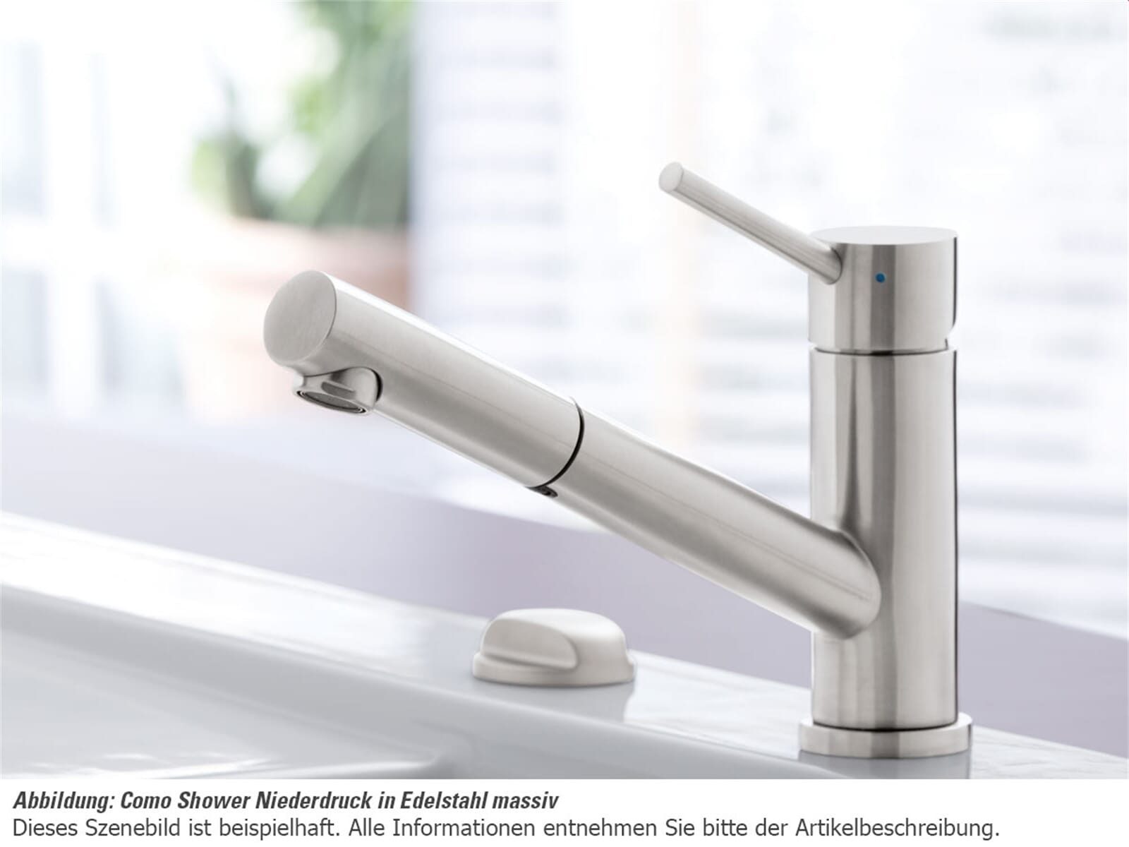 Villeroy & Boch Küchenarmatur (1-St) 9252 11 LC, keramische Dichtungen, mit Ausziehbrause