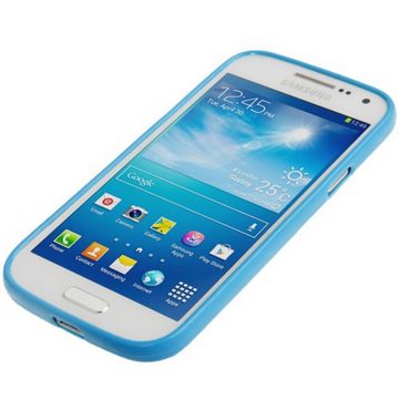 König Design Handyhülle Samsung Galaxy S4 Mini, Samsung Galaxy S4 Mini Handyhülle Backcover Blau