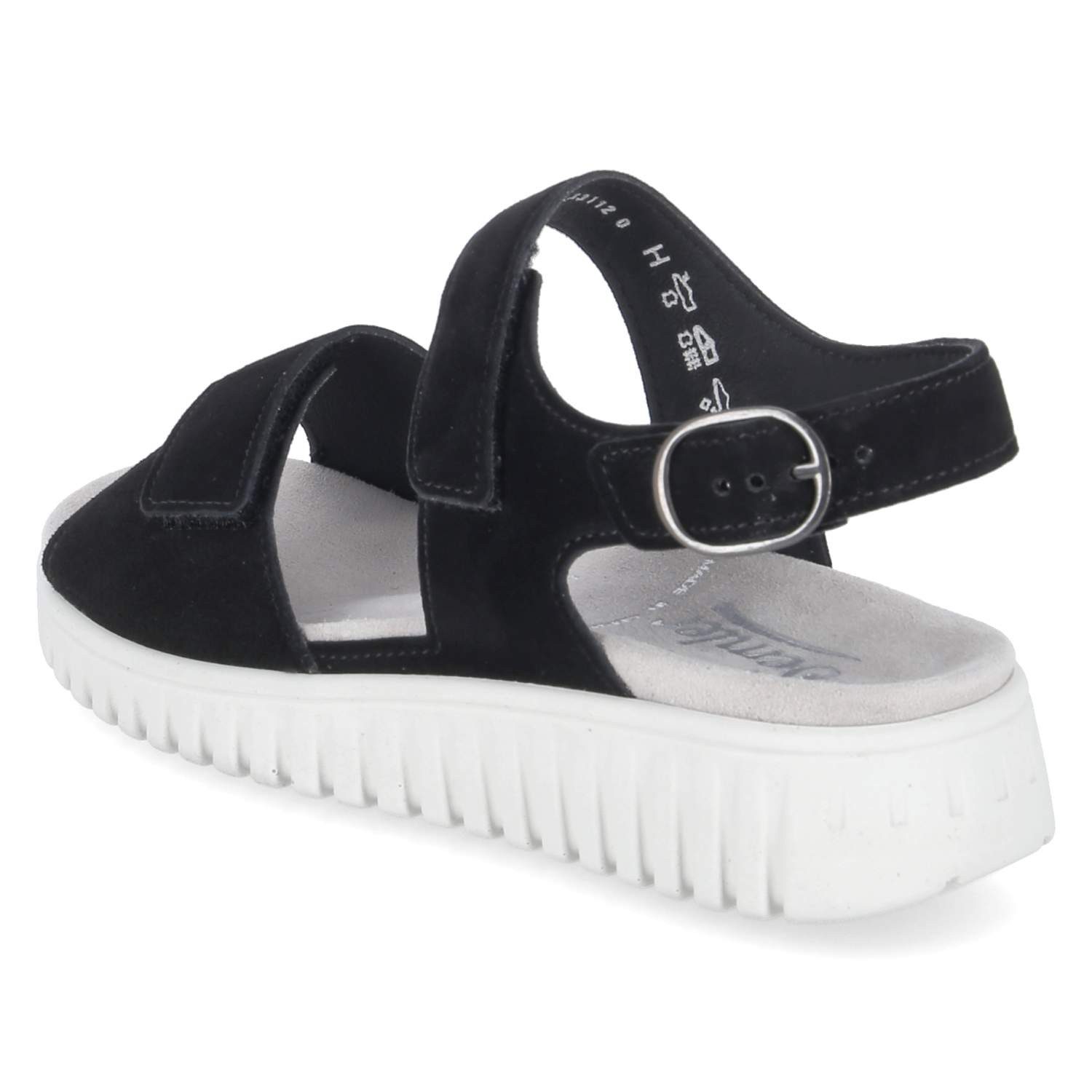 Semler Semler C7085042/001 SP Damen Rauleder black Sandalette