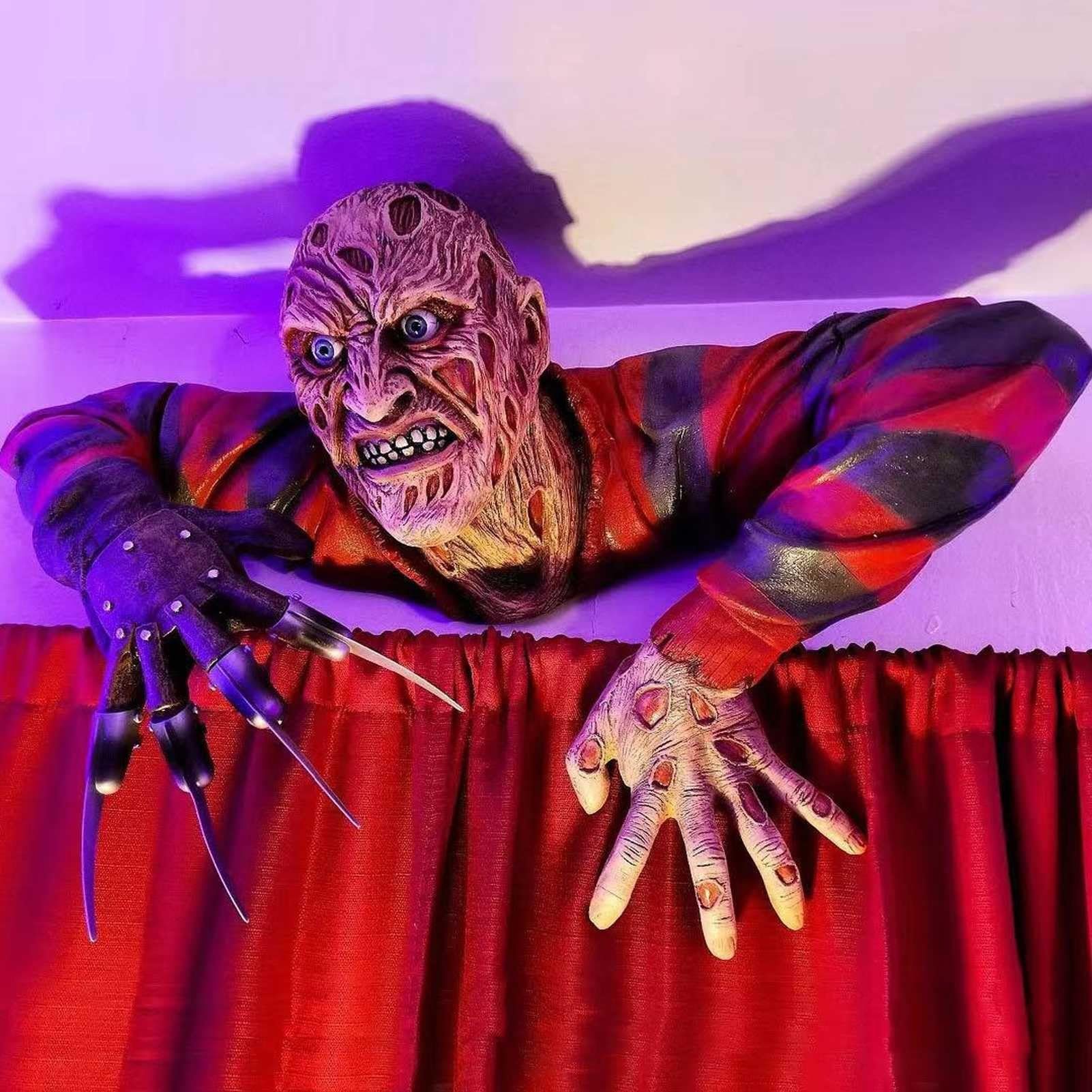 Jormftte Dekoobjekt Horror Halloween Dekoration Halloween,Gartenstatue Creeper Zombie