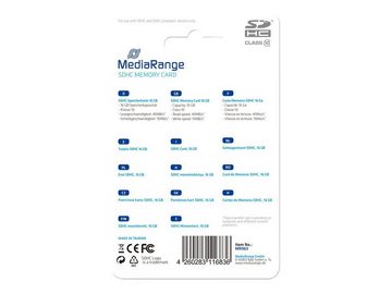 Mediarange MEDIARANGE SD Card 16GB MediaRange SDHC CL.10 Micro SD-Karte