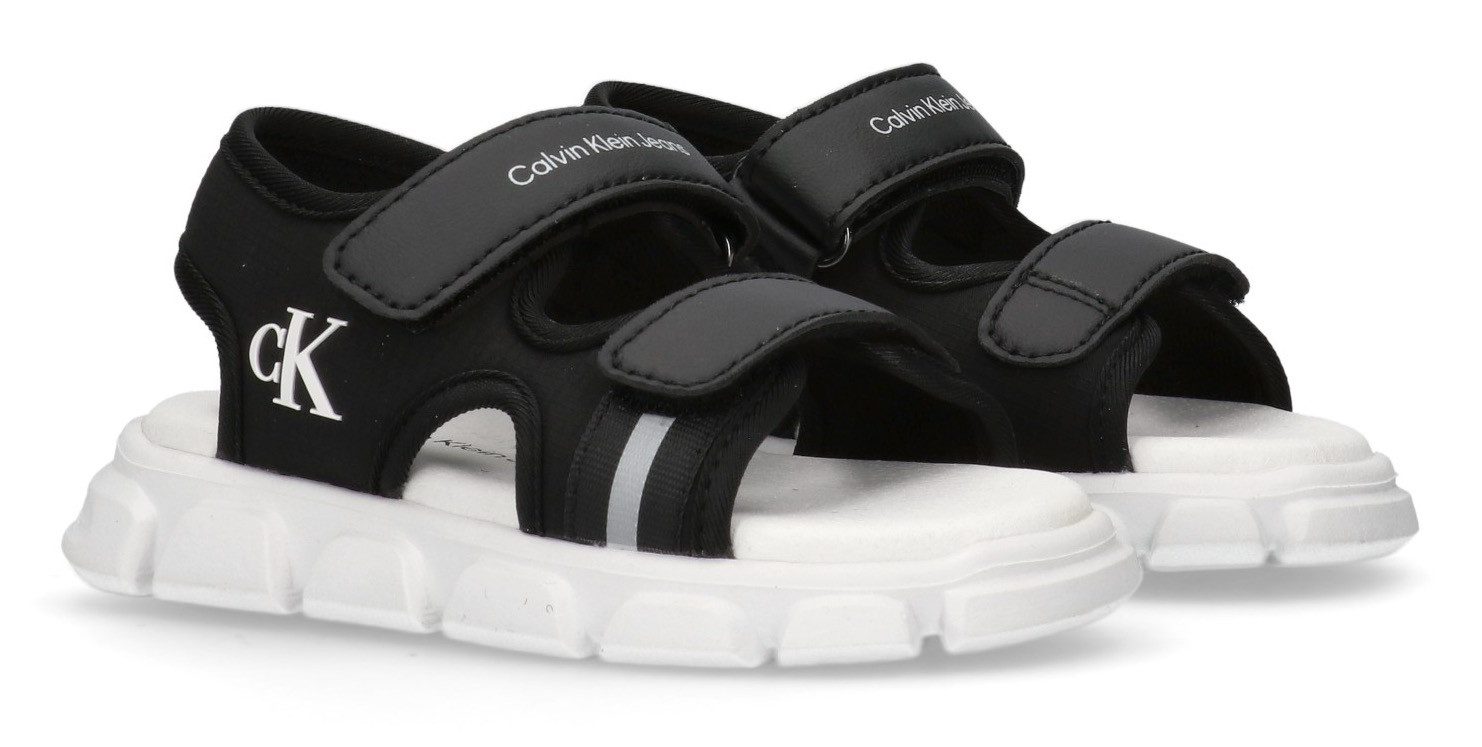 Calvin Klein Jeans Sandale, Plateausandale, Sandale, Klettschuh mit Klettverschluss