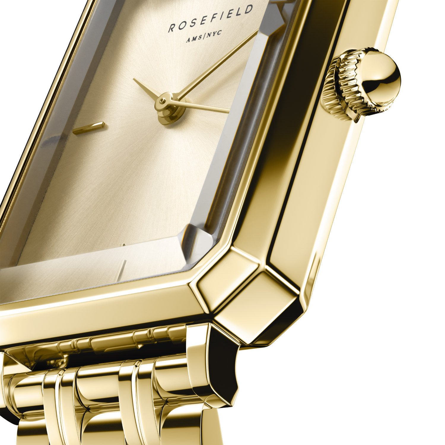 ROSEFIELD Quarzuhr Octagon Champagne Medium günstig online kaufen