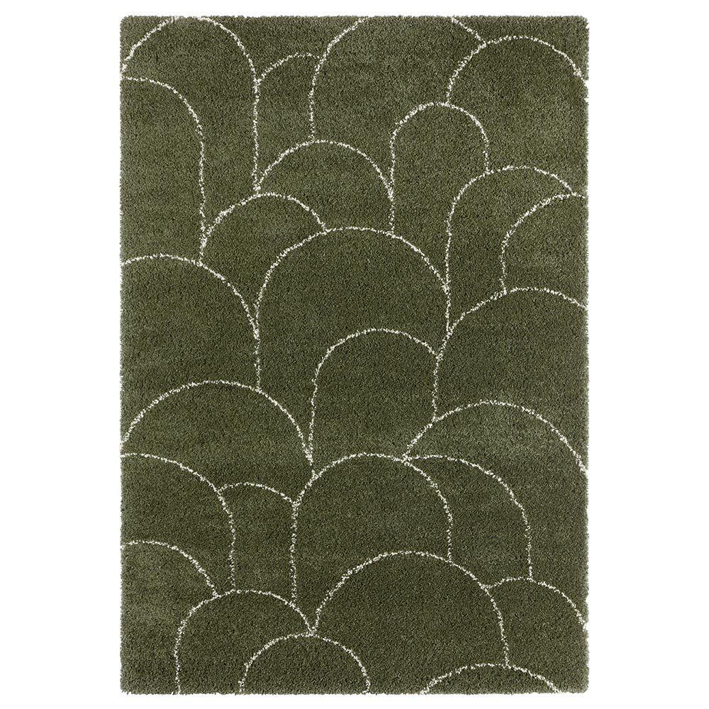 Teppich Hochflor Teppich Thane Waldgrün, MINT RUGS, rechteckig, Höhe: 35 mm