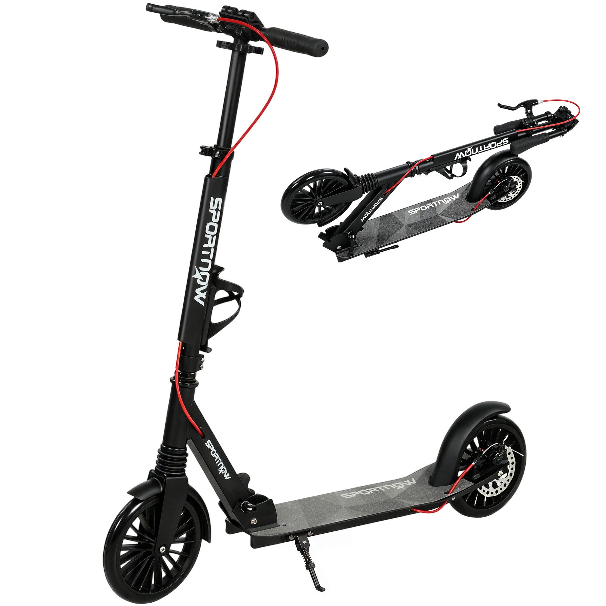 Cityroller Cityroller Aluminium klappbar, höhenverstellbar, 200 mm PU-Räder