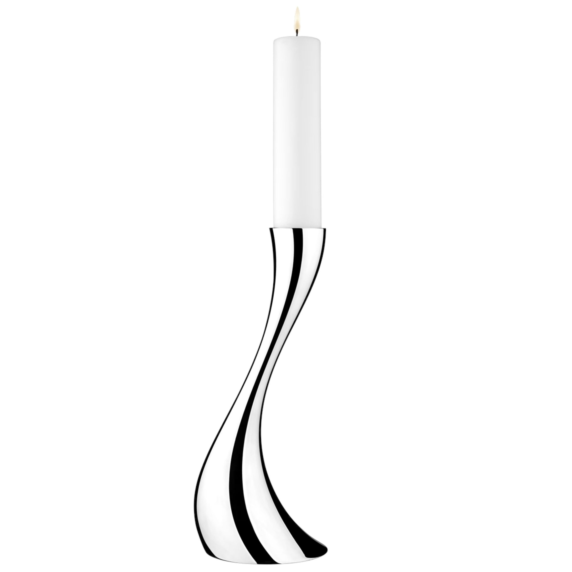 Kerzenständer Georg Jensen Cobra Bodenkerzenständer, 40 cm
