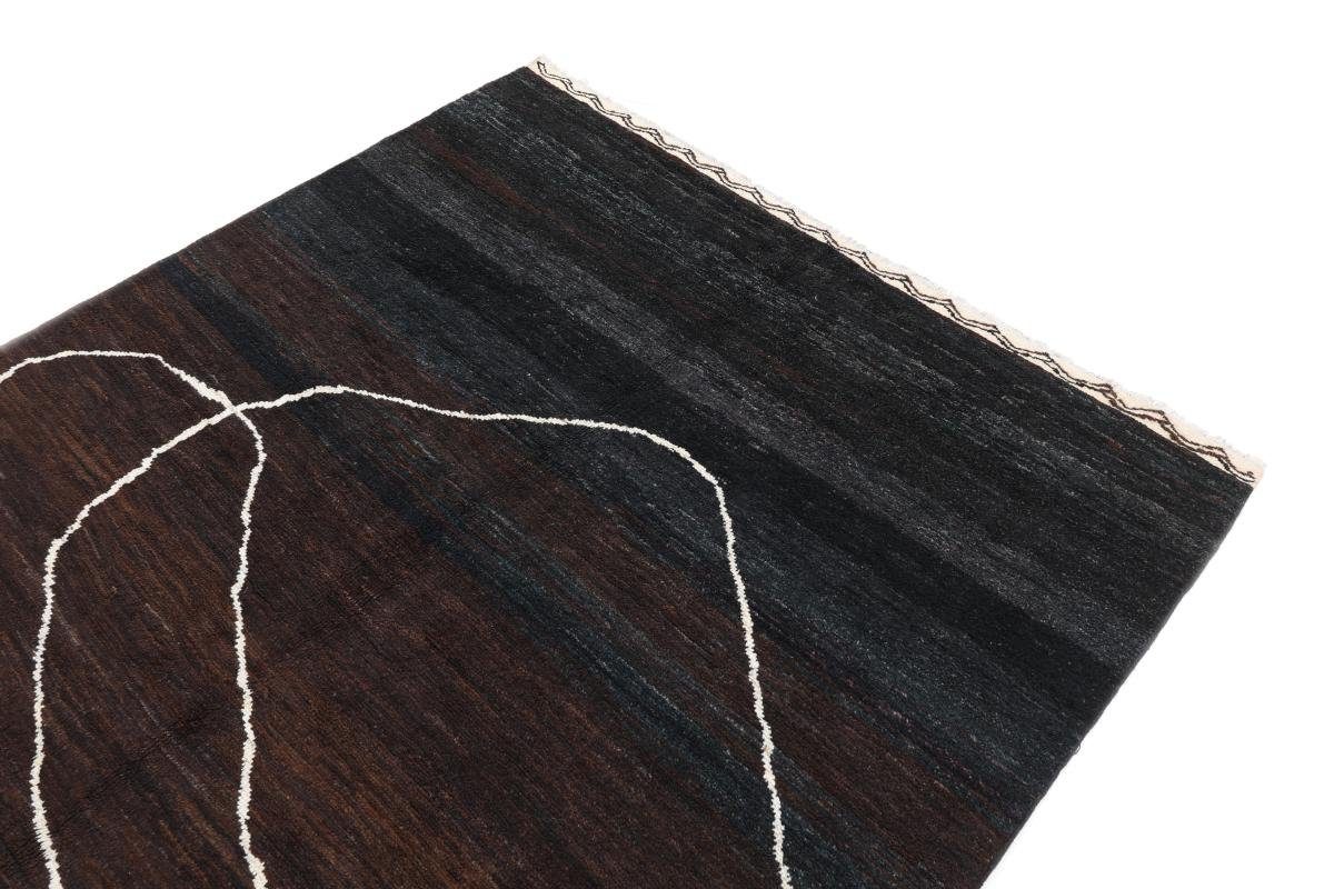 Orientteppich Berber Handgeknüpfter Orientteppich, 202x295 mm Nain Höhe: Ela Moderner Trading, Design rechteckig, 20