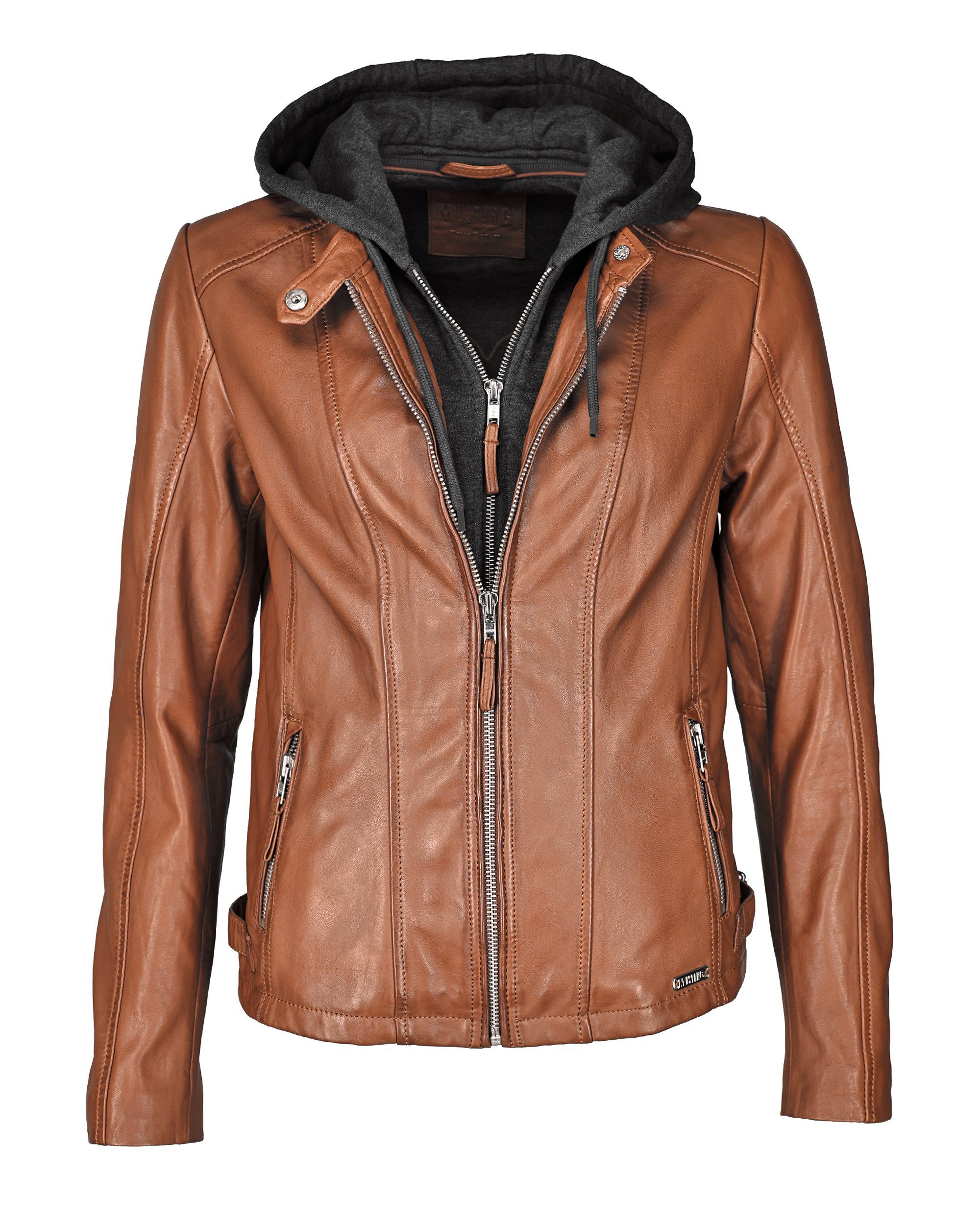 31020256 Lederjacke cognac MUSTANG