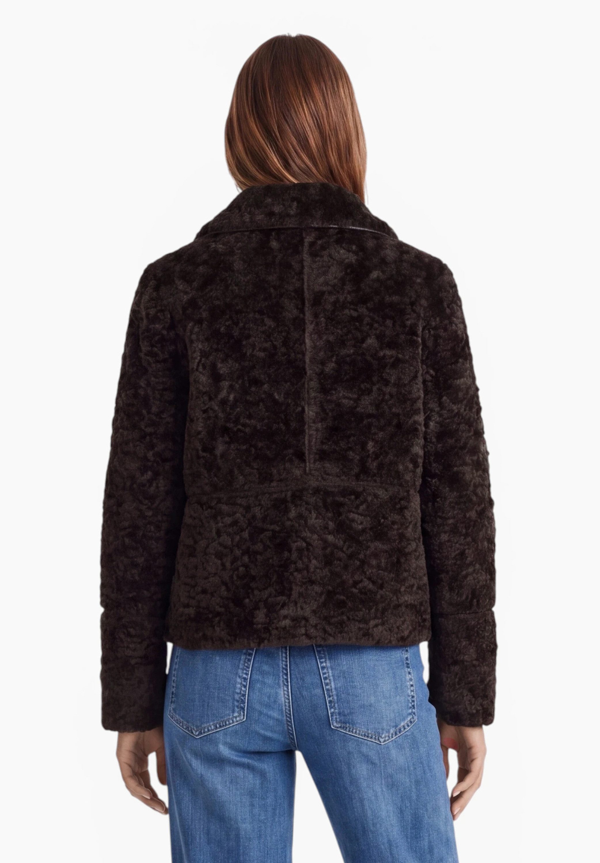 STREET ONE STUDIO Fellimitatjacke mit innerem wärmendem Teddyfell – Bild 2 von 5