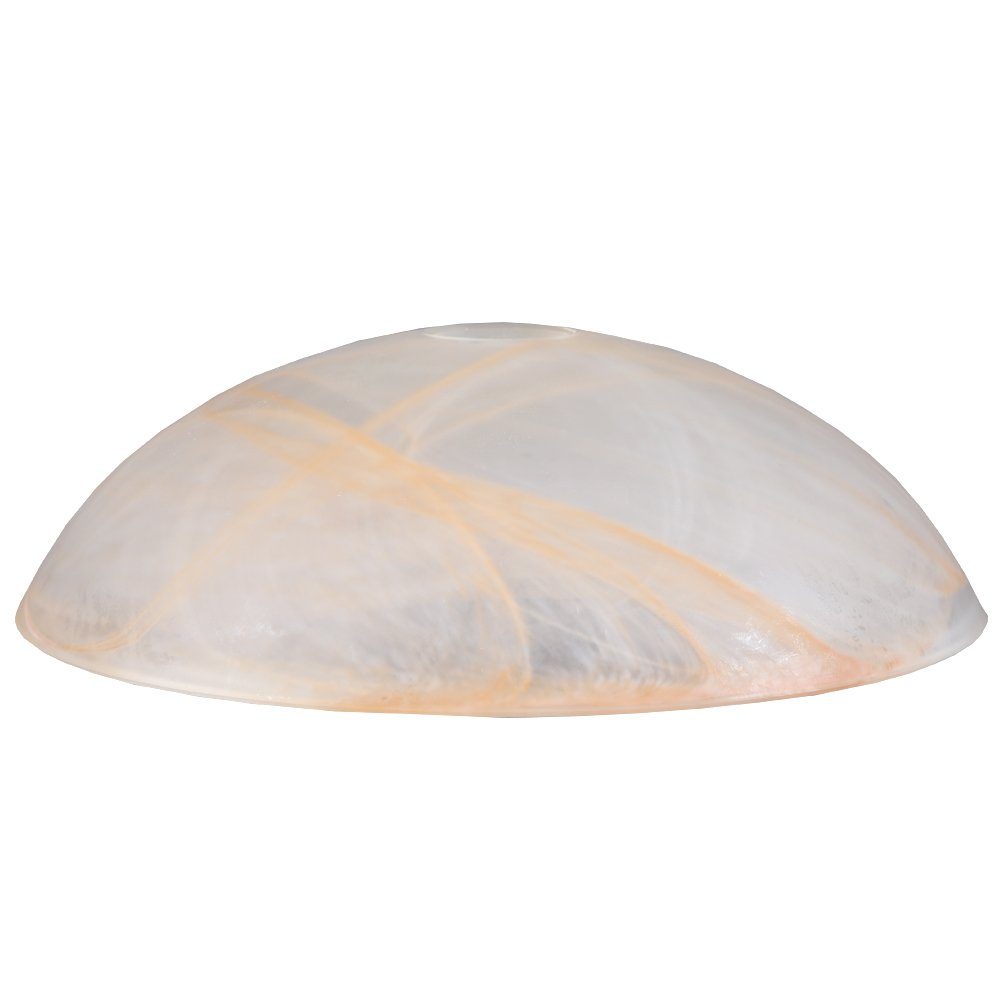 Home4Living Lampenschirm Lampenglas Ø 300mm Grün, Braun, Orange Alabaster Glasschirm, Dekorglas