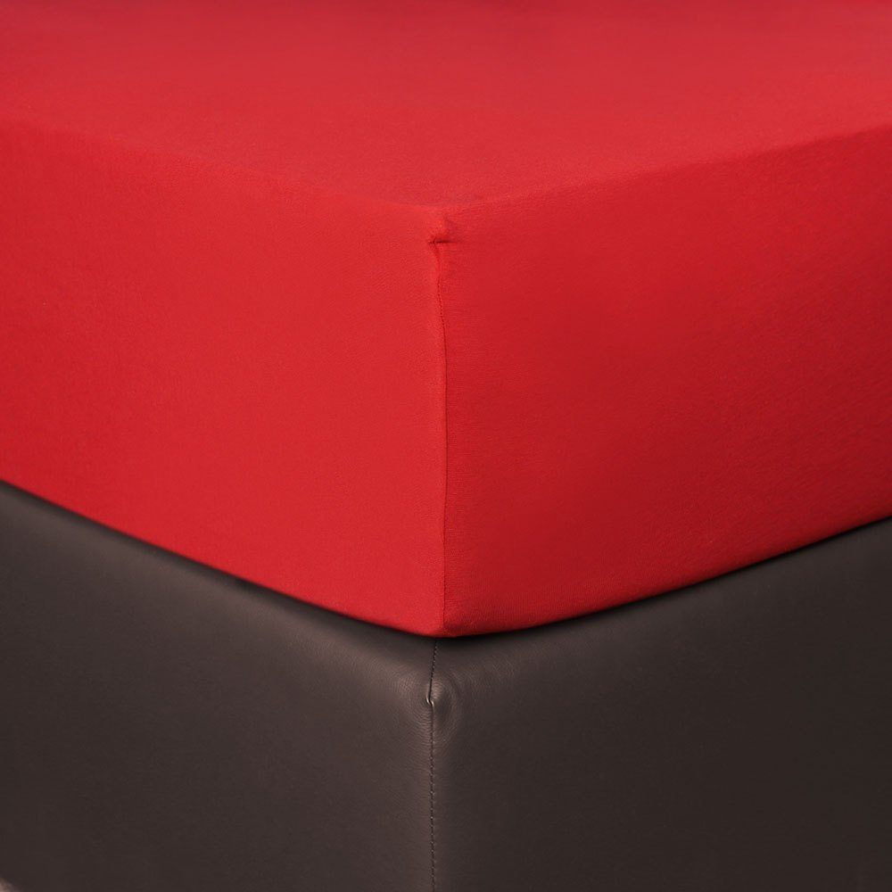 BETTWARENSHOP Spannbettlaken Boxspring, Jersey, Gummizug: Rundumgummi, günstig online kaufen