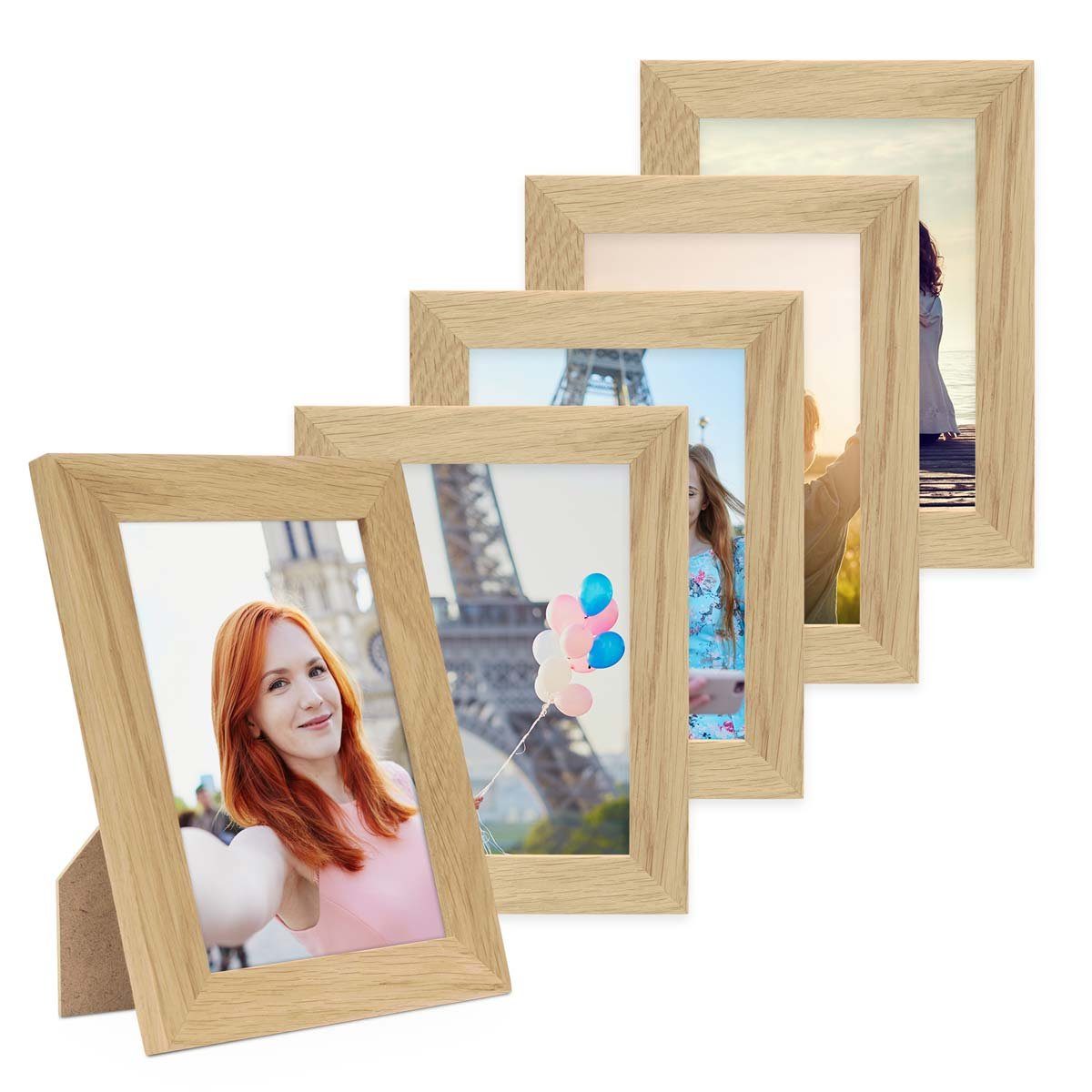 PHOTOLINI Bilderrahmen 5er Set breite Rahmen, günstig online kaufen