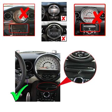 TAFFIO Für Mini Cooper Countryman Roadster 7" Touch Android Radio GPS Carplay Einbau-Navigationsgerät