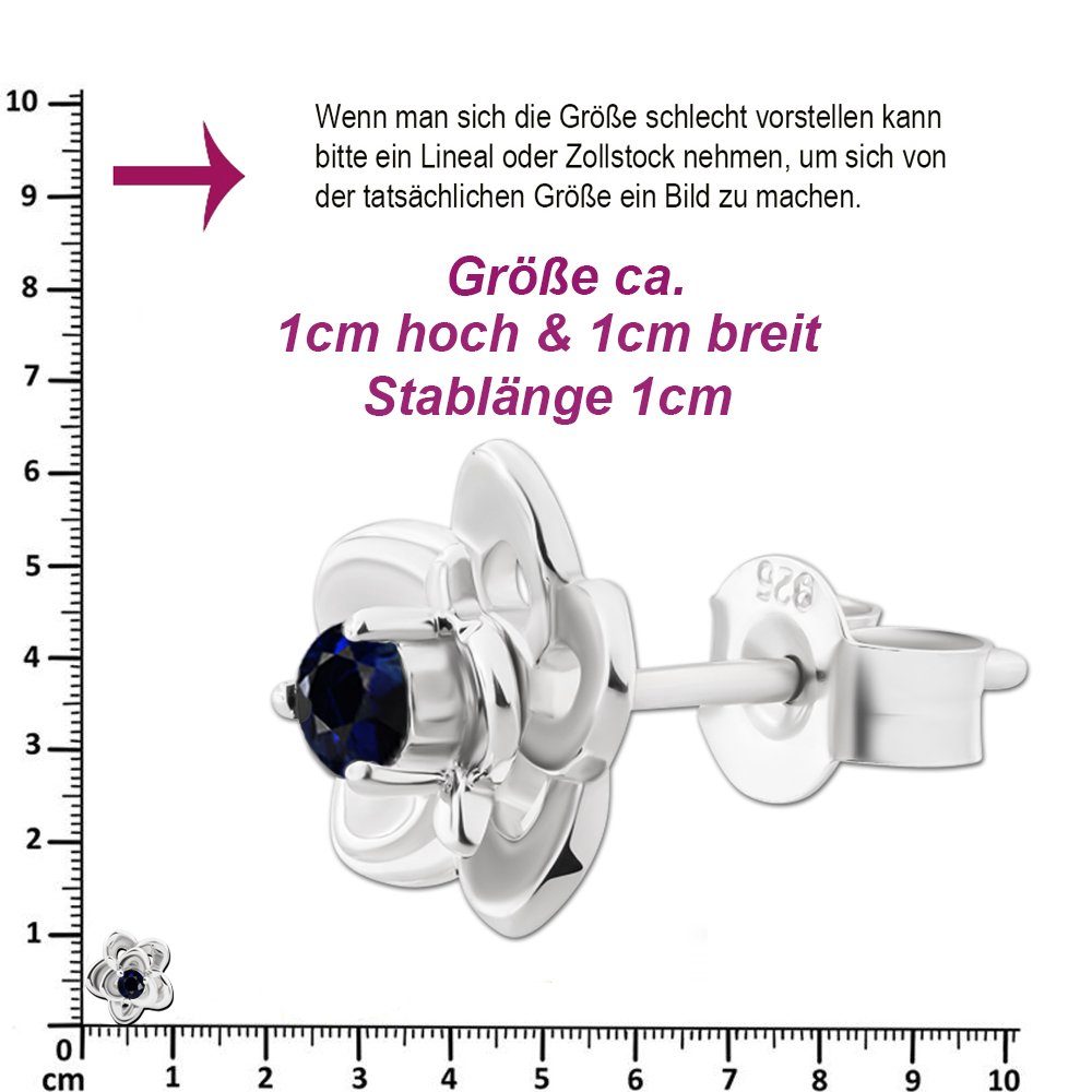 Limana Paar Ohrstecker echter Saphir Edelstein günstig online kaufen