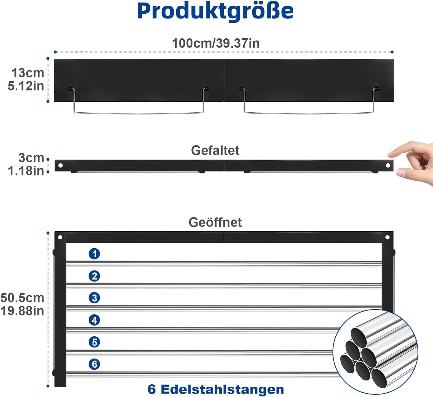 PRIISF Flügelwäschetrockner Wandtrockner Heizkörper Wandwäschetrockner Wäsc günstig online kaufen