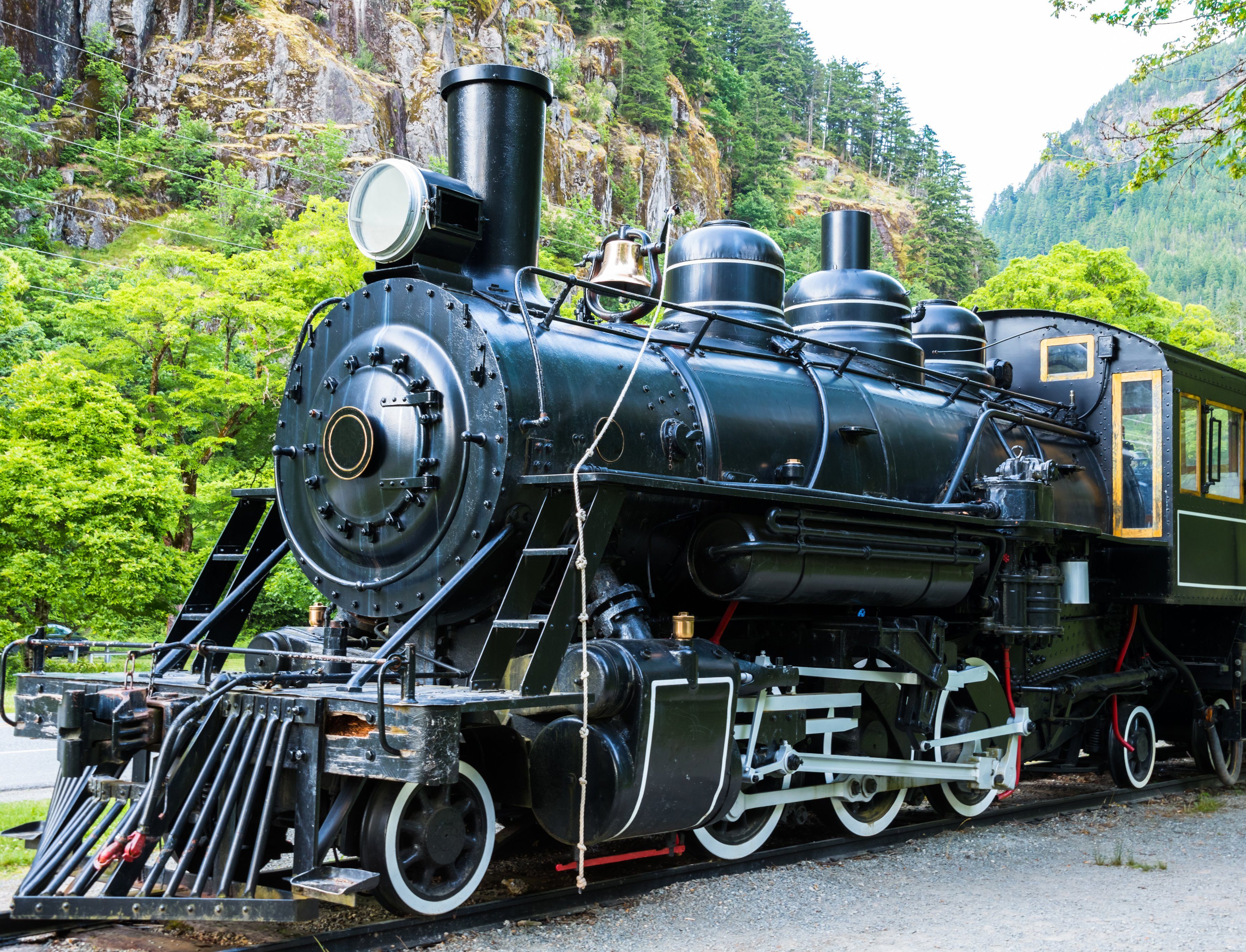 Papermoon Fototapete Old Steam Locomotive, glatt