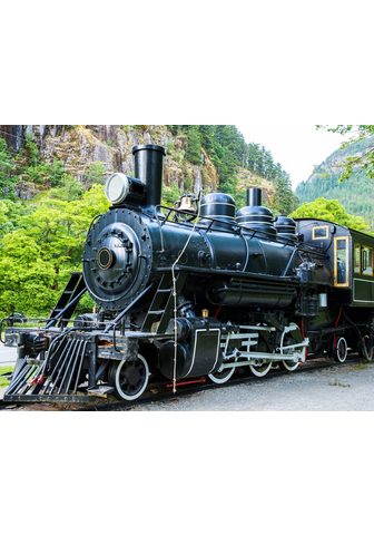 Papermoon Fototapetas »Old Steam Locomotive« gla...