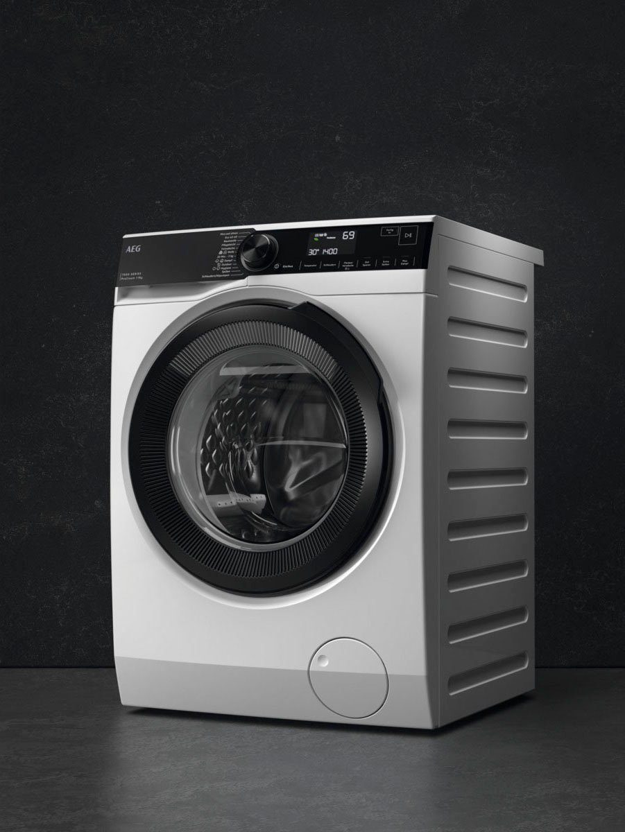 AEG Waschmaschine 7000 ProSteam® LR7FA69FL, 9 kg, 1600 U/min, ProSteam®: Auffrischen mit Dampf statt Waschen und 96 % Wasser sparen