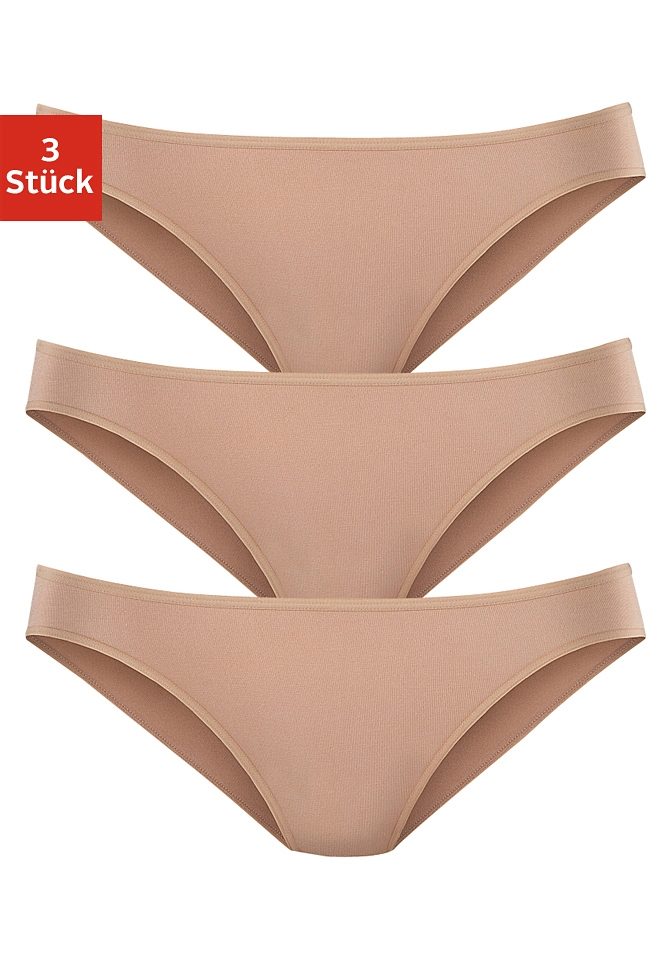 LASCANA Bikinislip (3 Stück) aus hochwertiger Modal-Qualität online kaufen  | OTTO