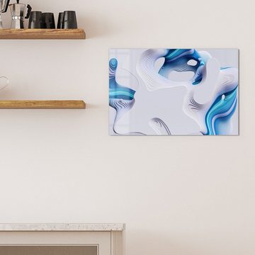 DEQORI Magnettafel 'Digitale Farblamellen', Whiteboard Pinnwand beschreibbar