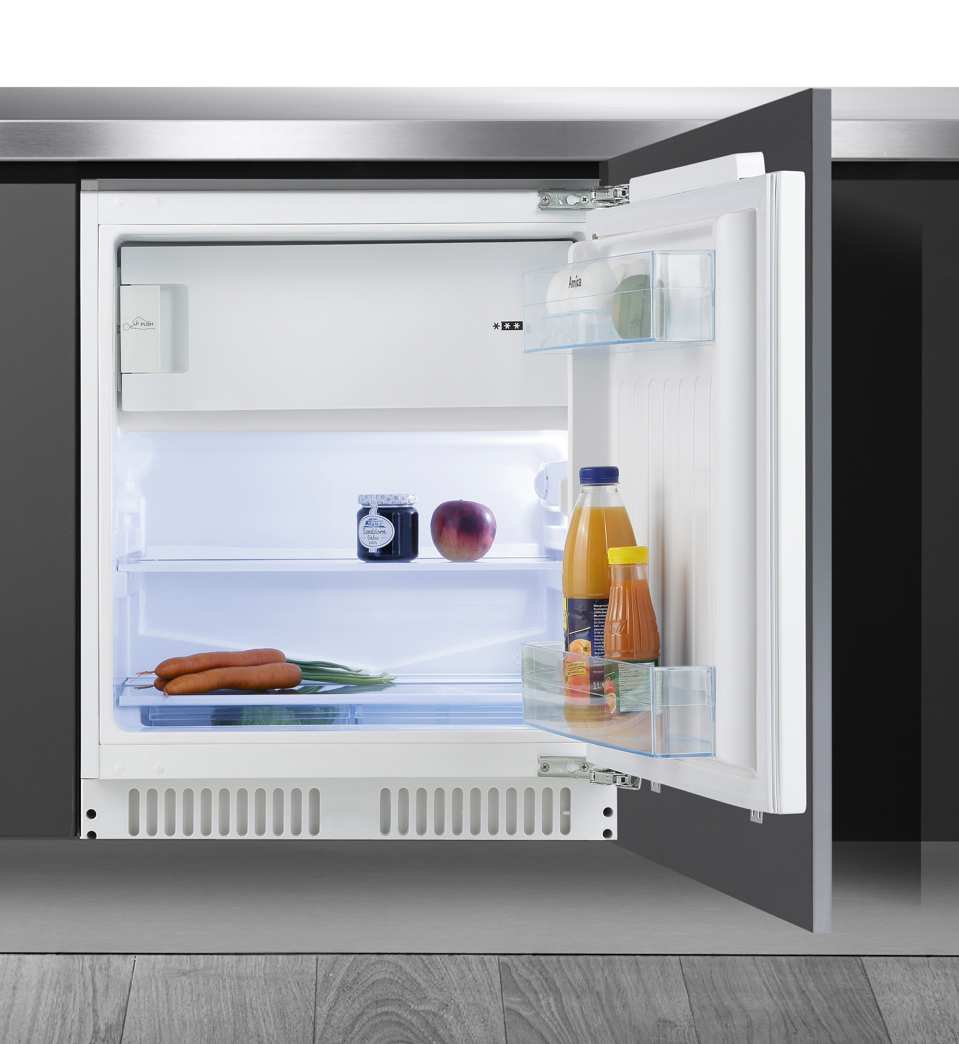 Amica Einbaukühlschrank UKS 16158, 81,8 cm hoch, 59,6 cm breit, Höhe max.  87 cm online kaufen | OTTO