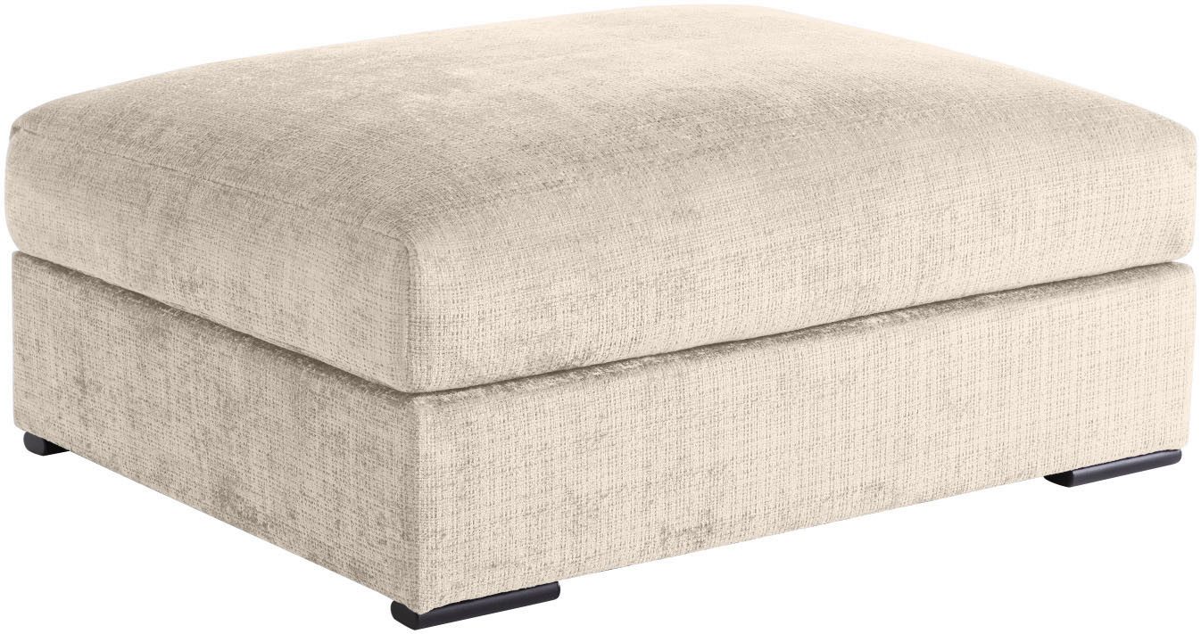Home affaire Polsterhocker Finca XL, B: 101 cm, Mega-Hocker, in Cord oder Chenille-Struktur wählbar