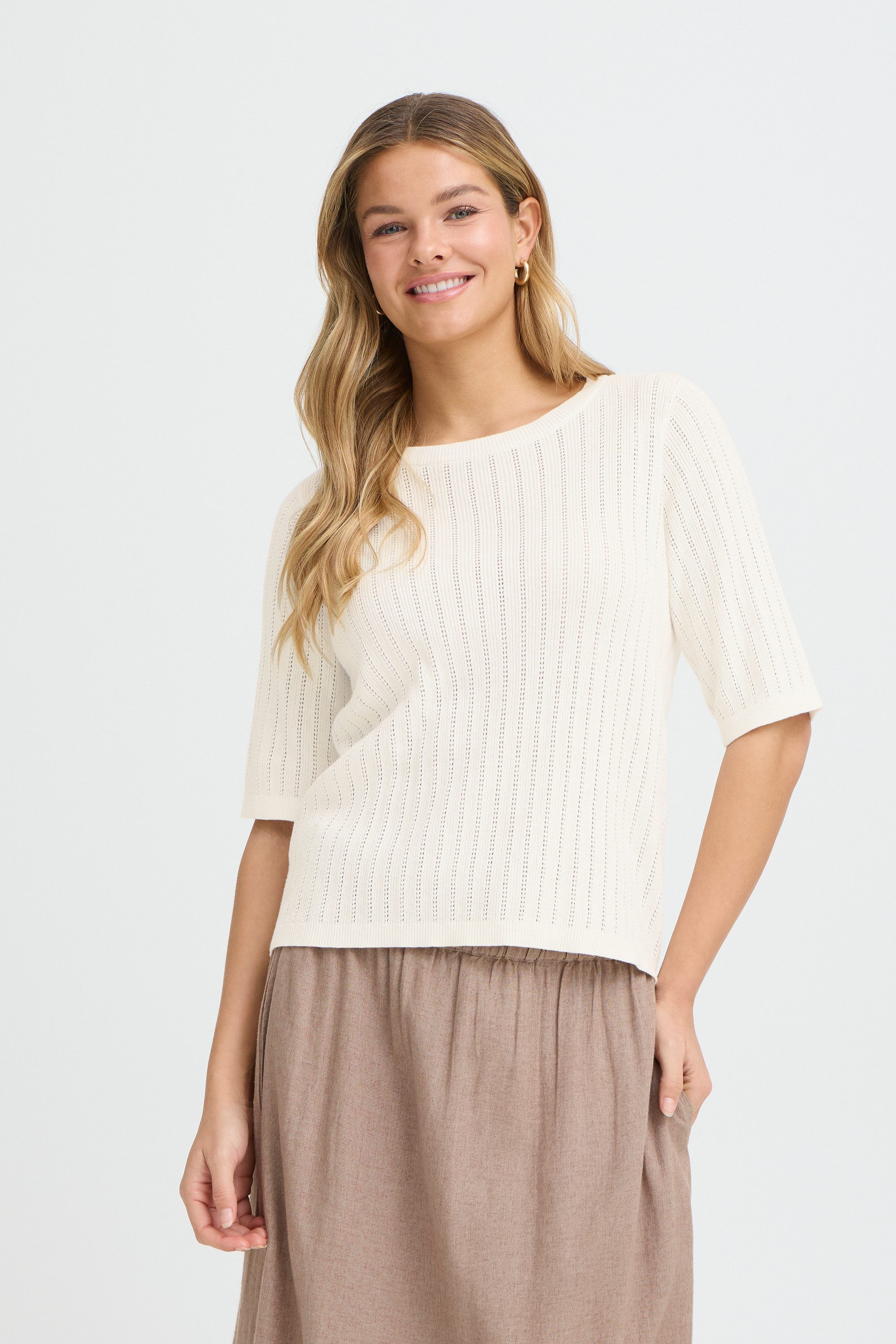 fransa Strickpullover Halblange Ärmel FRCAMMY