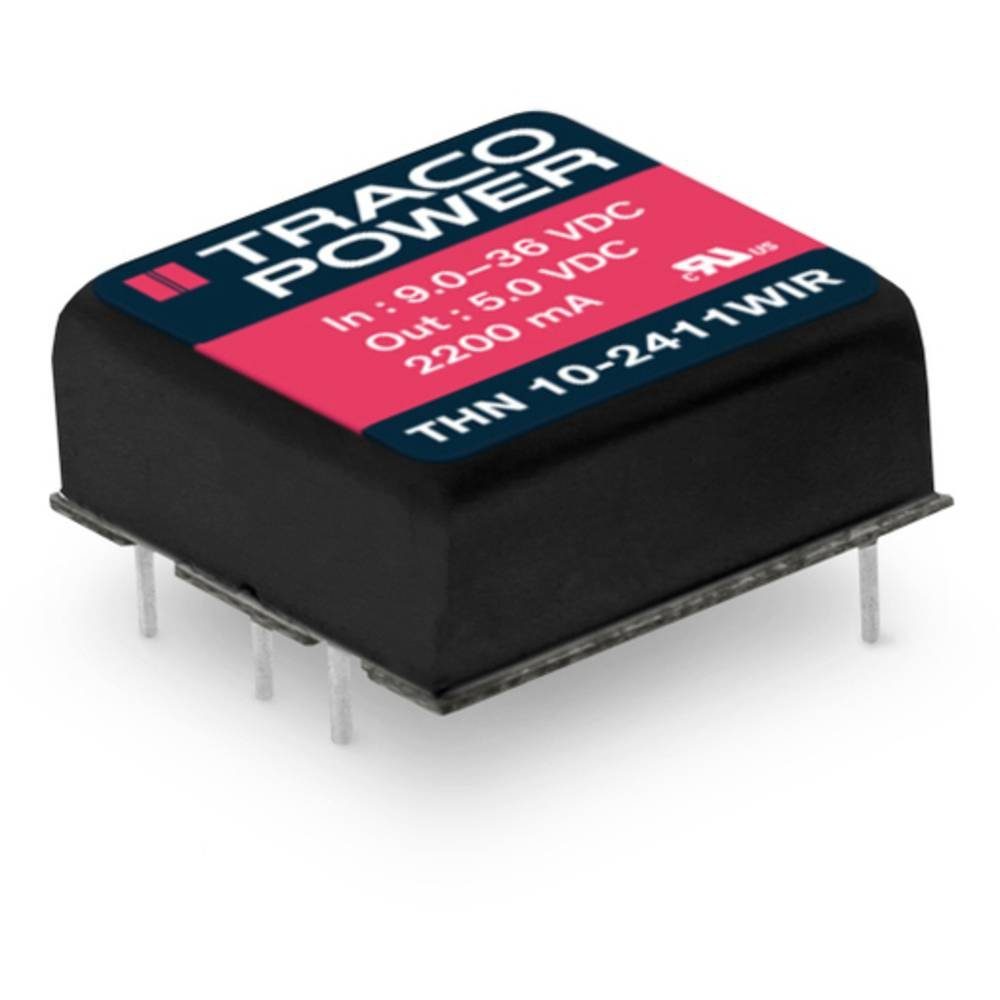 TracoPower Spannungswandler DC/DC-THN 10WIR-Serie THN 10-2411WIR, DC/DC Wandler