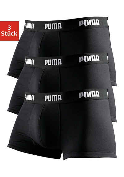 PUMA Hipster (3 Stück) mit Logoschriftzug auf breitem Bund