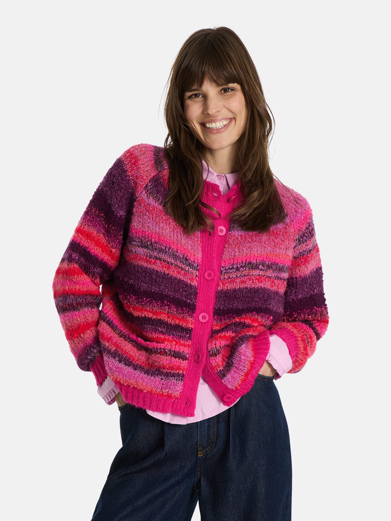 Lieblingsstück Strickjacke AmeliaL mit Alpakawolle und Wolle