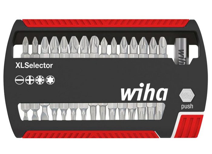 Wiha Werkzeugset Bit Set XLSelector Standard (29417) 32-tlg. 25 mm gemischt 1/4" C6 3