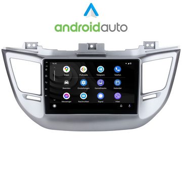 TAFFIO Für HYUNDAI TUCSON 2015 - 2018 9"Touchscreen Android Autoradio CarPlay Einbau-Navigationsgerät