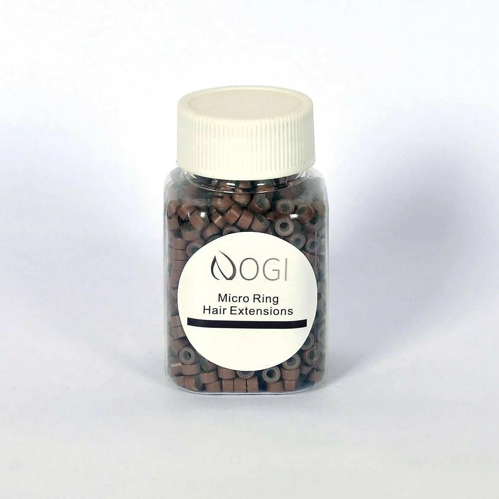 NOGI Haarstyling-Set NOGI Accessoires – Mikroringe 50G, Mikroringe 50g, schonend mit Silikoneinlage und sicherem Halt