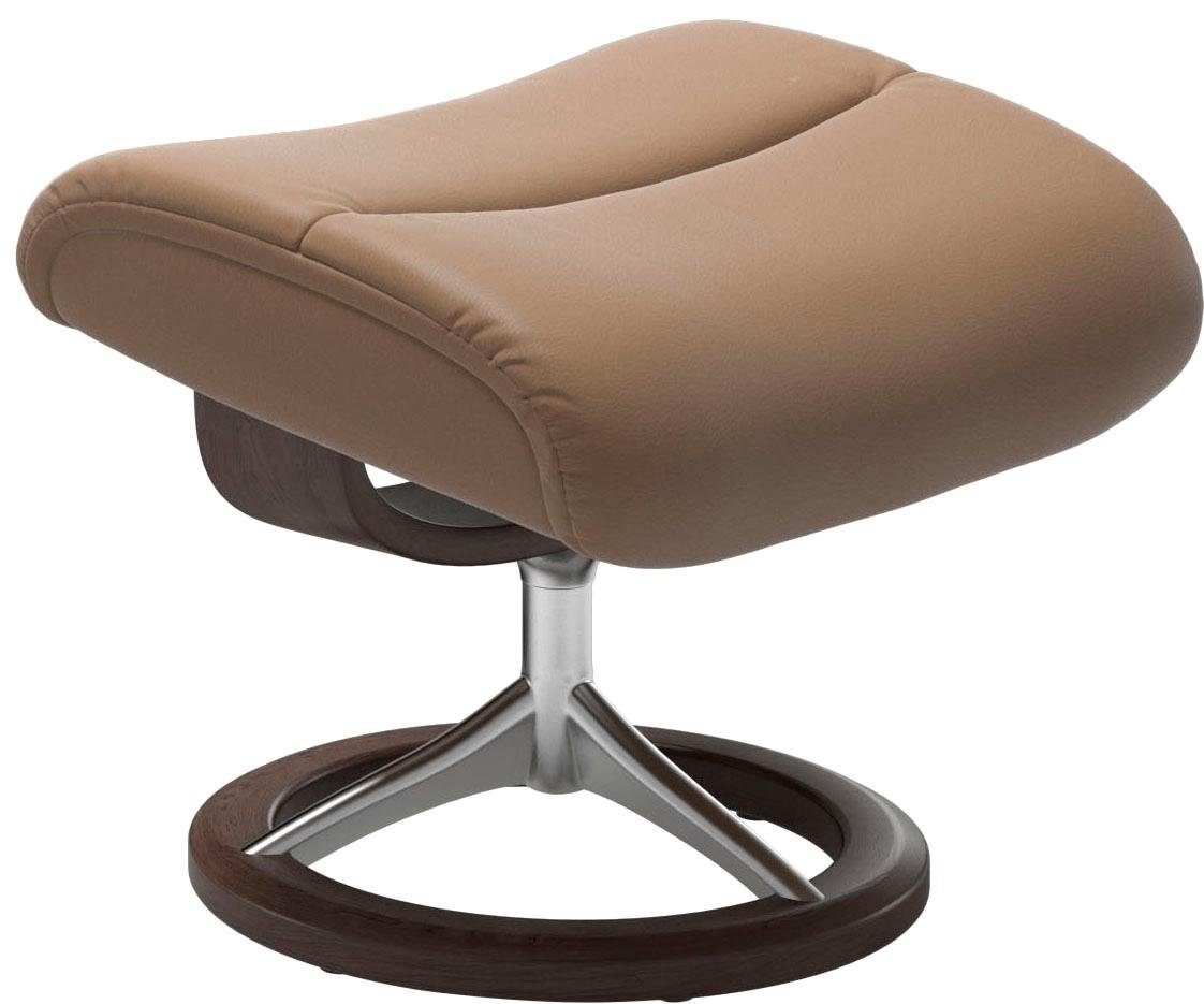 Stressless® Relaxsessel View (Set, Relaxsessel mit Hocker), mit Signature Base, Größe M,Gestell Wenge