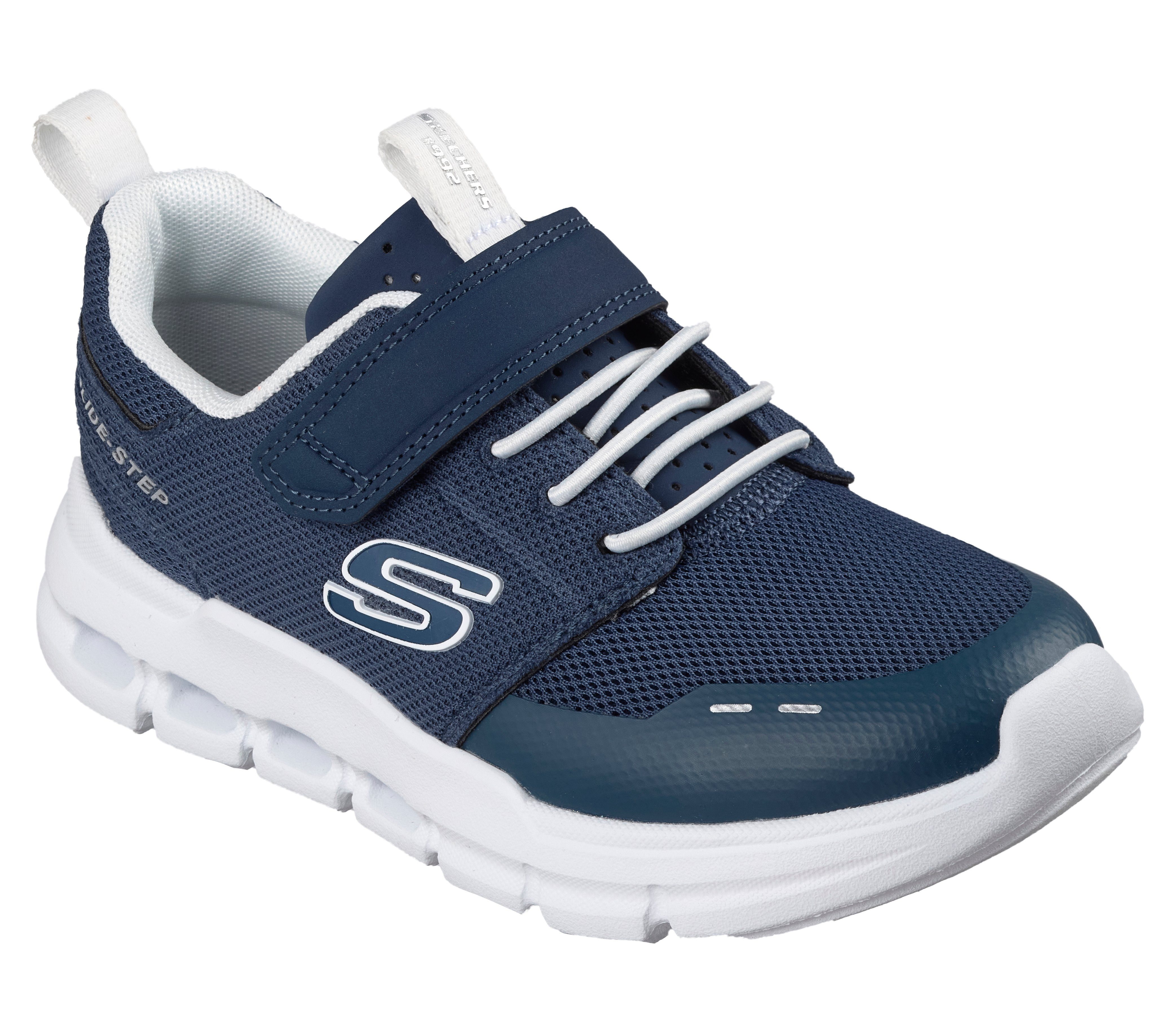 Skechers SKECHERS GLIDE-STEP FLOW Sneaker Freizeitschuh mit Klett, Größenschablone zum Download