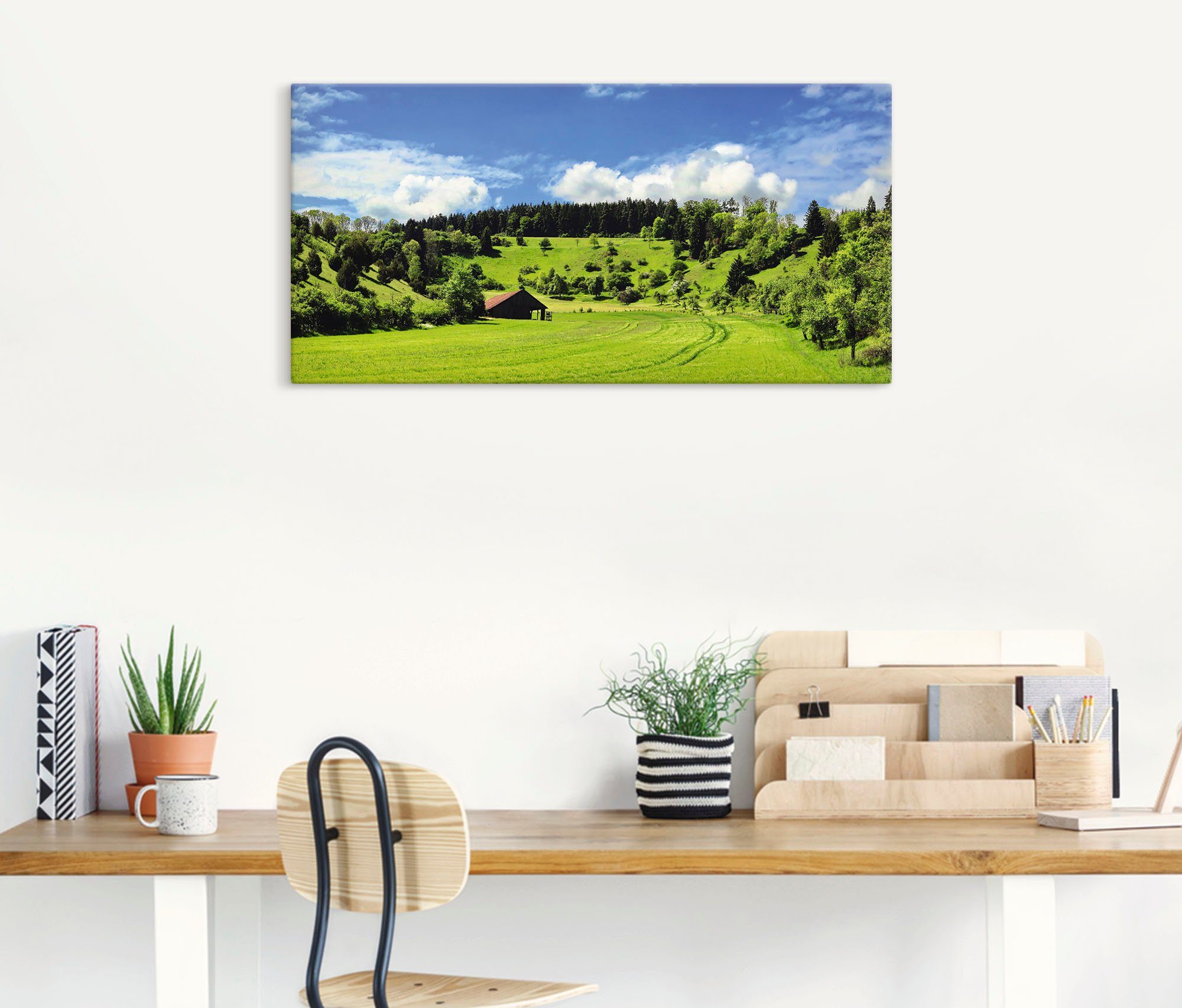 Artland (1 Baumbilder Wandaufkleber St), Wandbild Größen Leinwandbild, im Traumhafte Poster Schwarzwald, in Wiesen Alubild, oder versch. als Landschaft &