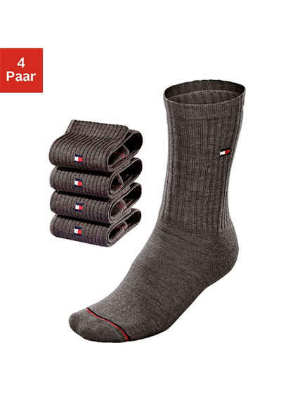 Tommy Hilfiger Socken (4-Paar) mit Fußfrottee