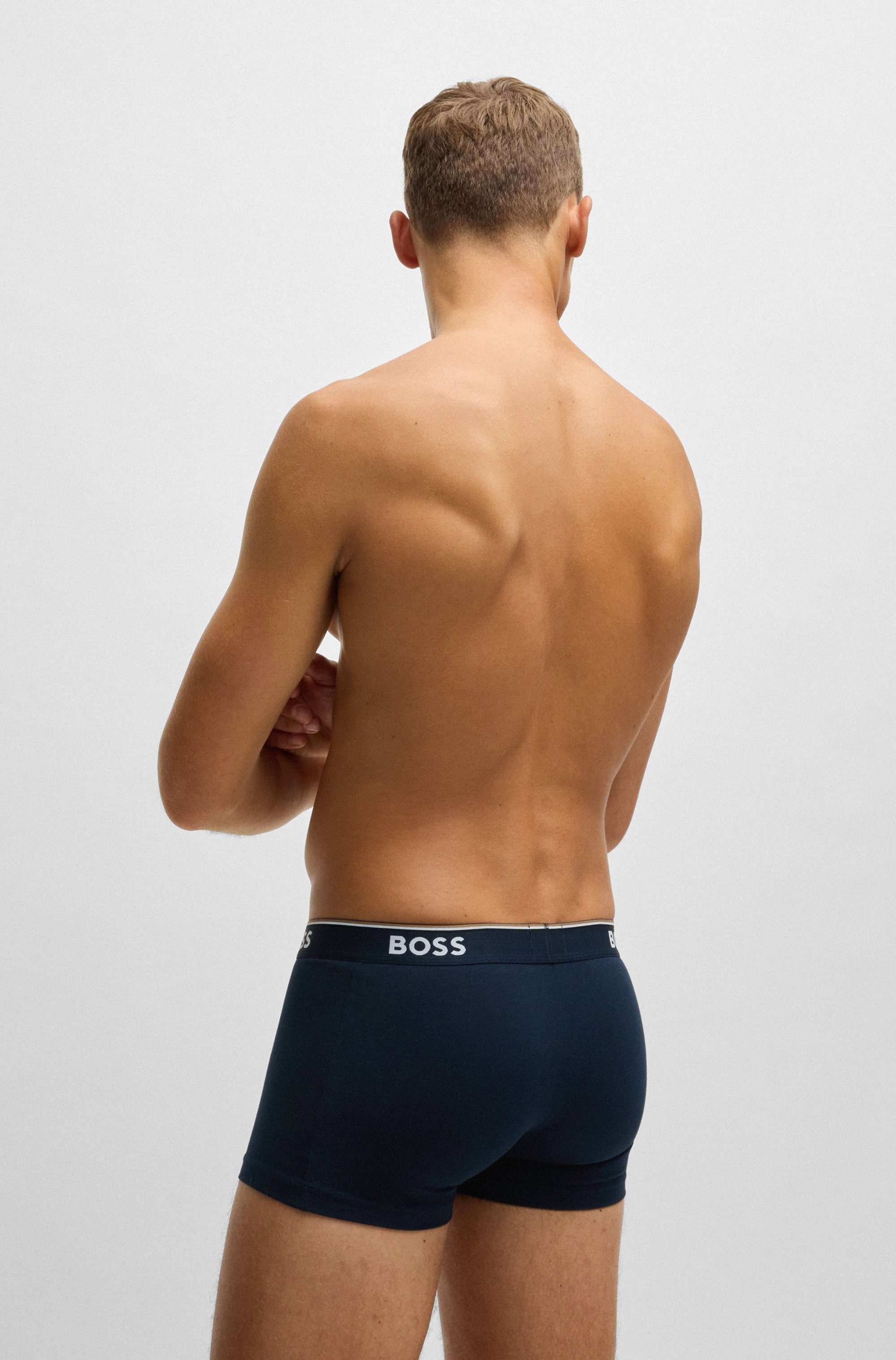 BOSS Trunk TRUNK 3 PACK (3-St) BOSS Schriftzug auf dem Bund