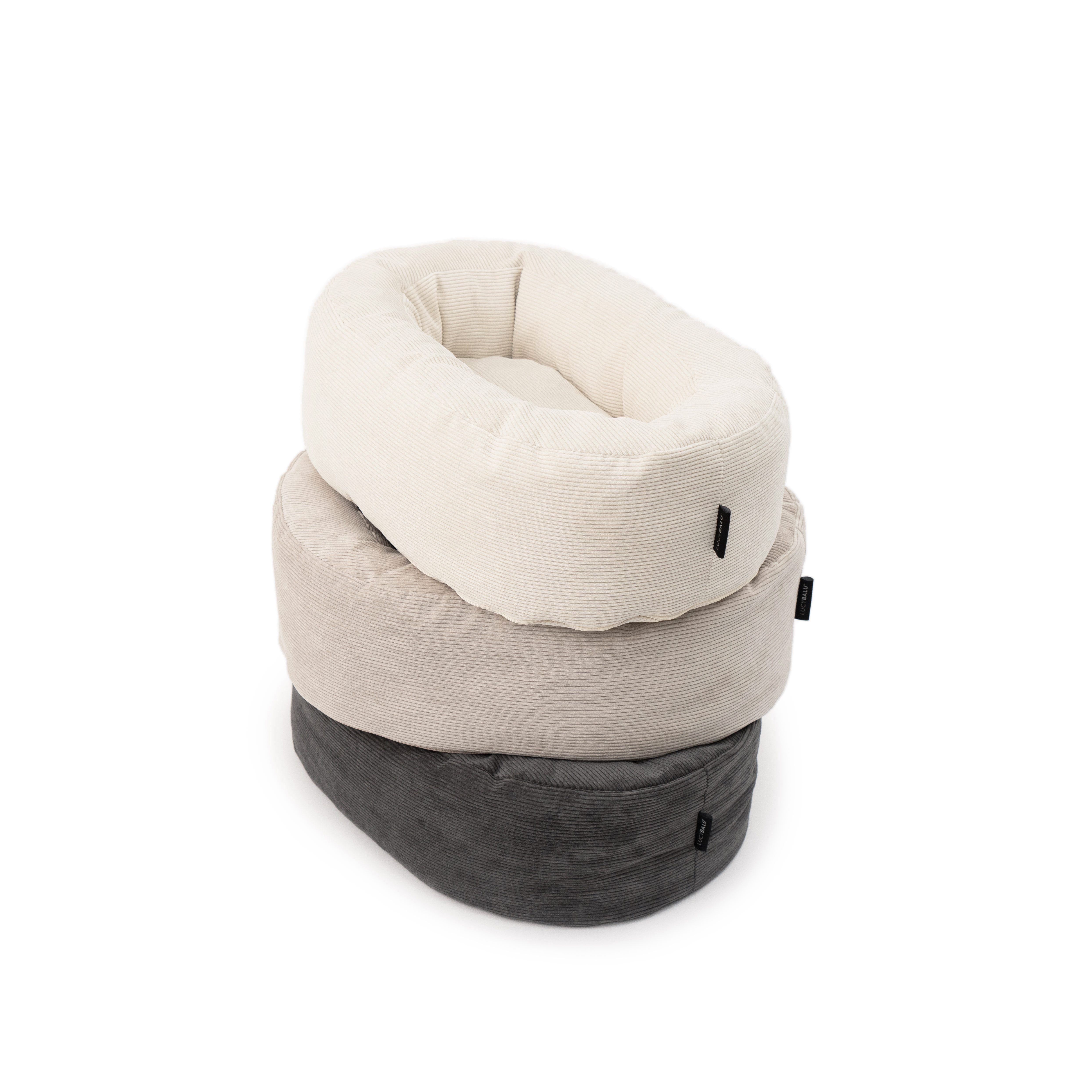 LucyBalu Tierbett DINGHY Katzenbett waschbar, Katzen Schlafplatz, Katzenkissen