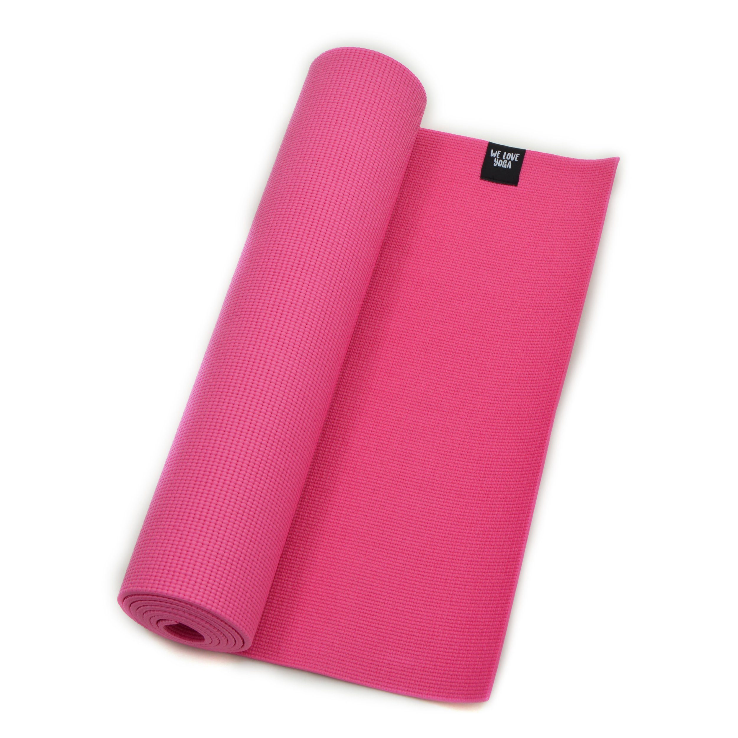 ZenPower Yogamatte Yogamatte We Love Yoga 183x60x0,6 cm (Einzelprodukt), langlebig und strapazierfähig, bietet mit nur 6mm maximale Stabilität