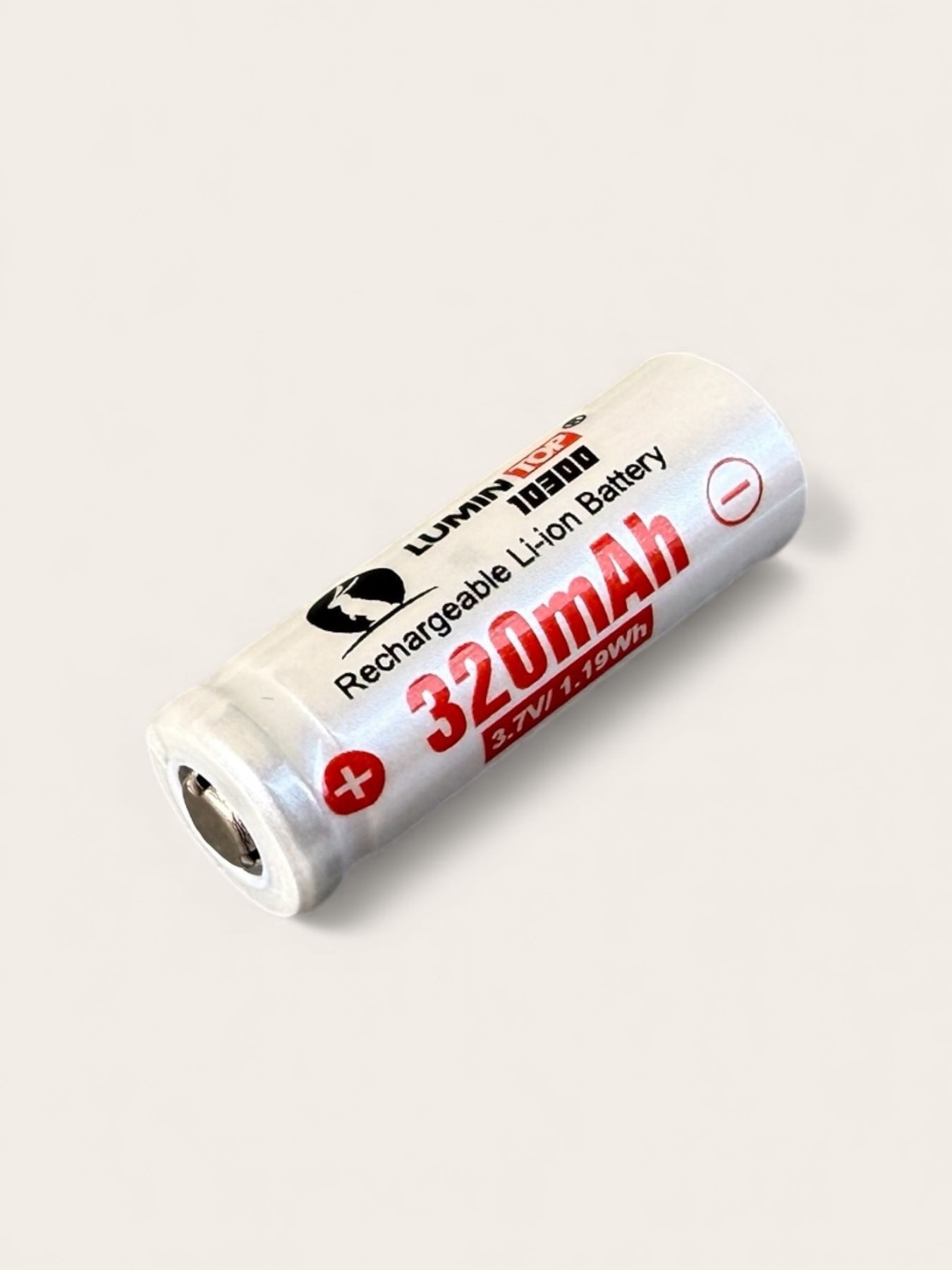 Lumintop Typ IMR 10300 Lithium-Ionen Akku 3,7V ungeschützt 1 Stk. Akku (1 St)